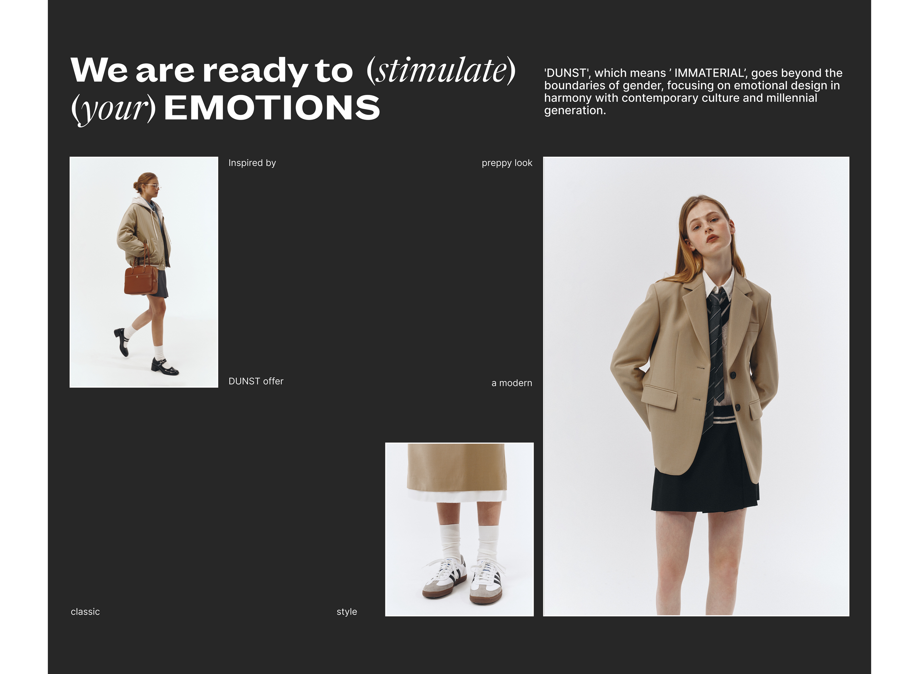 DUNST | redesign website | spring collection — Изображение №7 — Интерфейсы на Dprofile