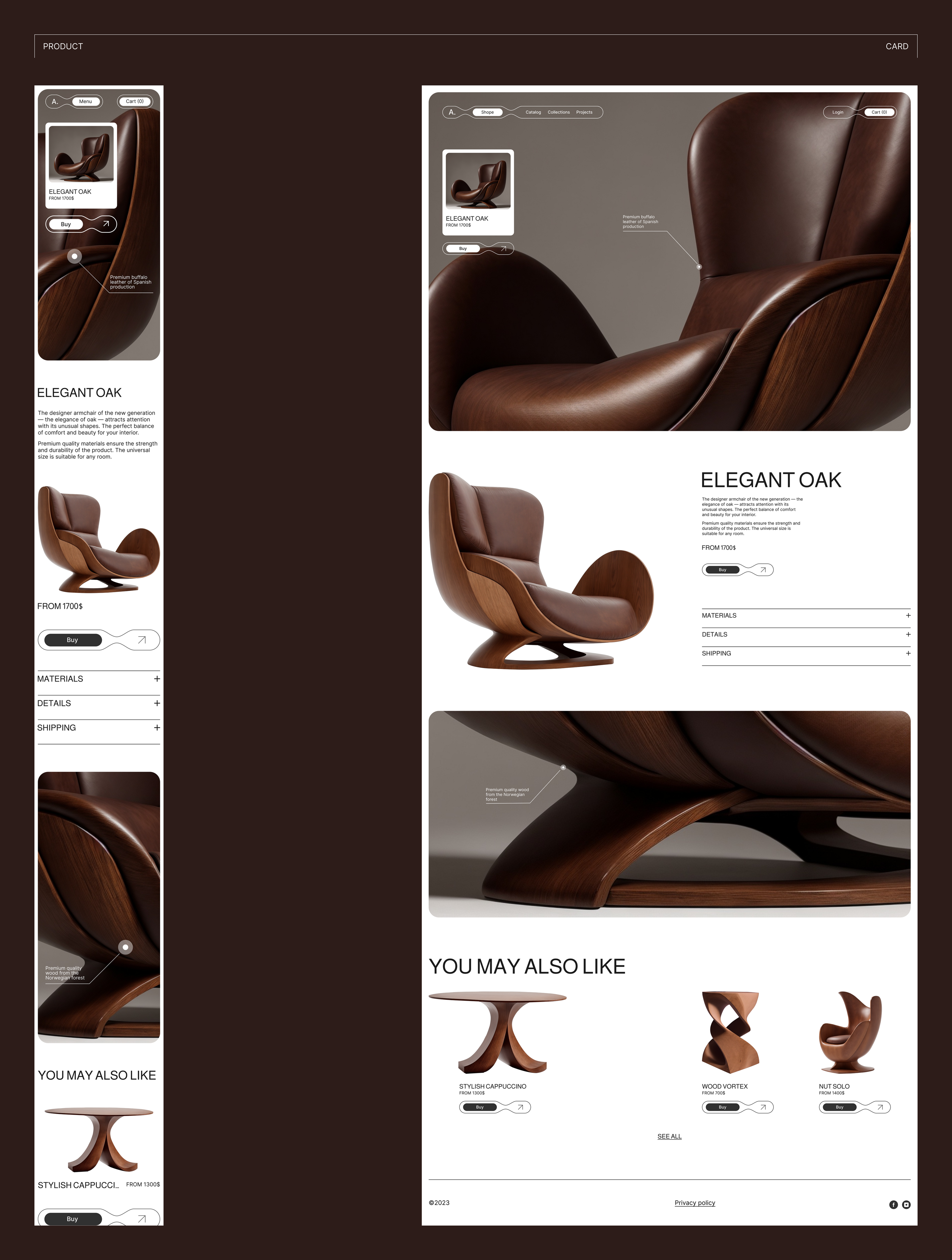 New generation furniture | website — Изображение №5 — Интерфейсы на Dprofile