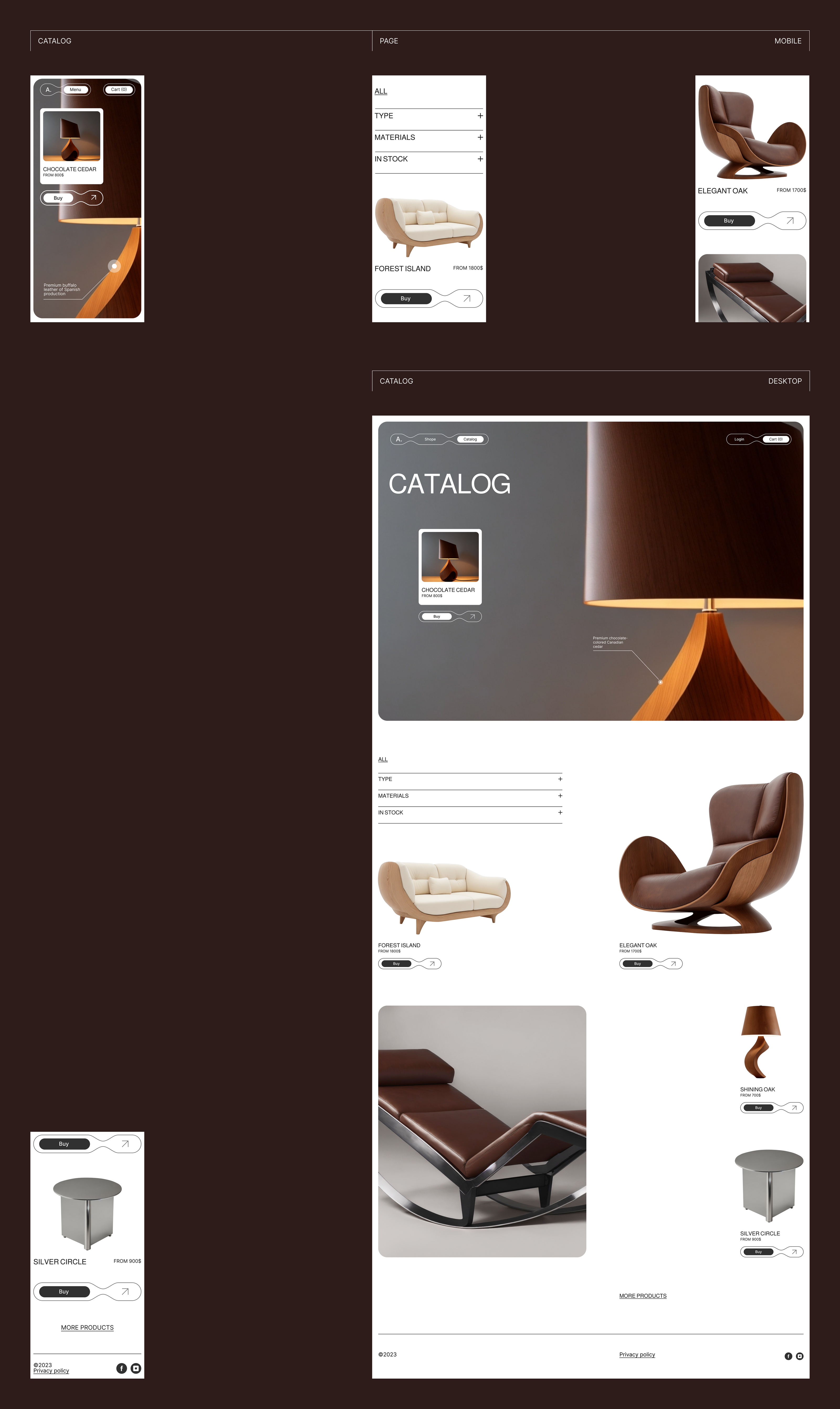 New generation furniture | website — Изображение №7 — Интерфейсы на Dprofile