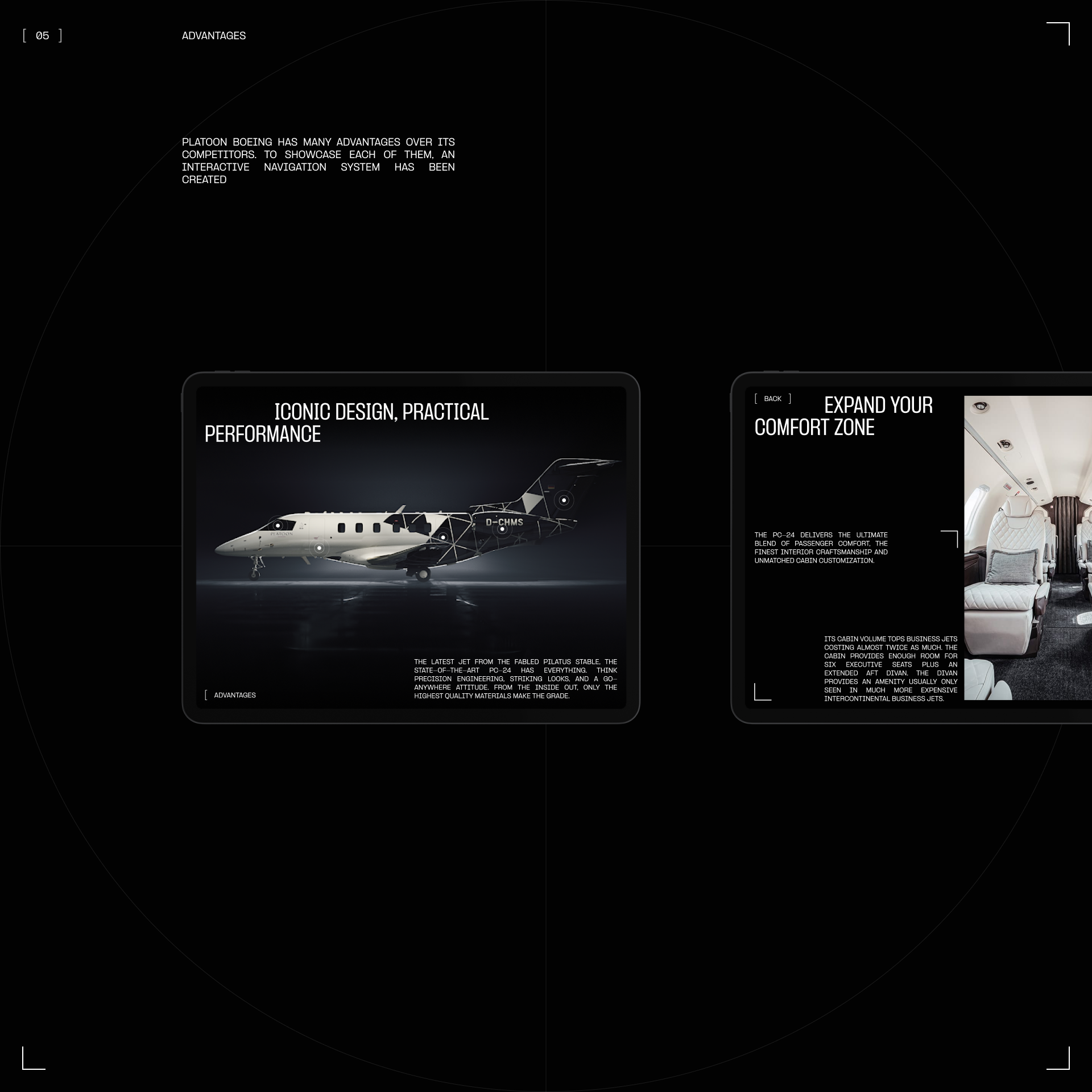 PLATOON AVIATION® | web. & branding — Изображение №4 — Интерфейсы, Брендинг на Dprofile