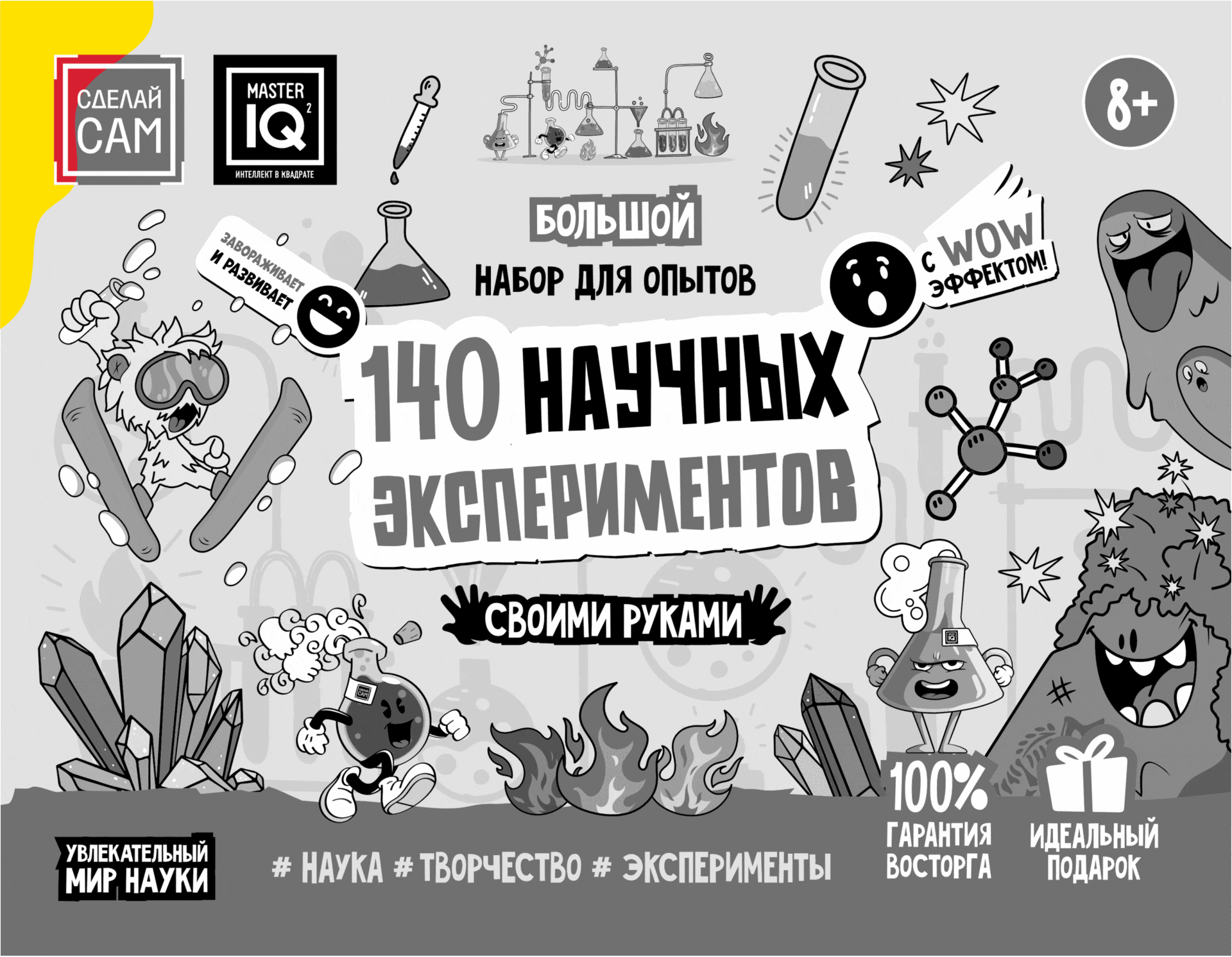 Дизайн упаковки "НАБОРЫ для ОПЫТОВ" 2025 год. — Изображение №4 — Брендинг, Иллюстрация на Dprofile