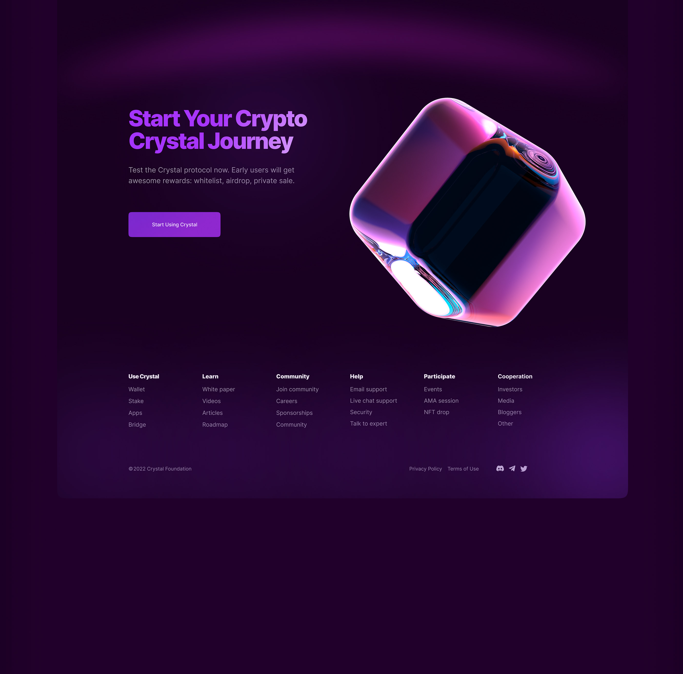 Cryptocurrency Blockchain Landing page. Website & UX+UI — Изображение №19 — Интерфейсы, Анимация на Dprofile