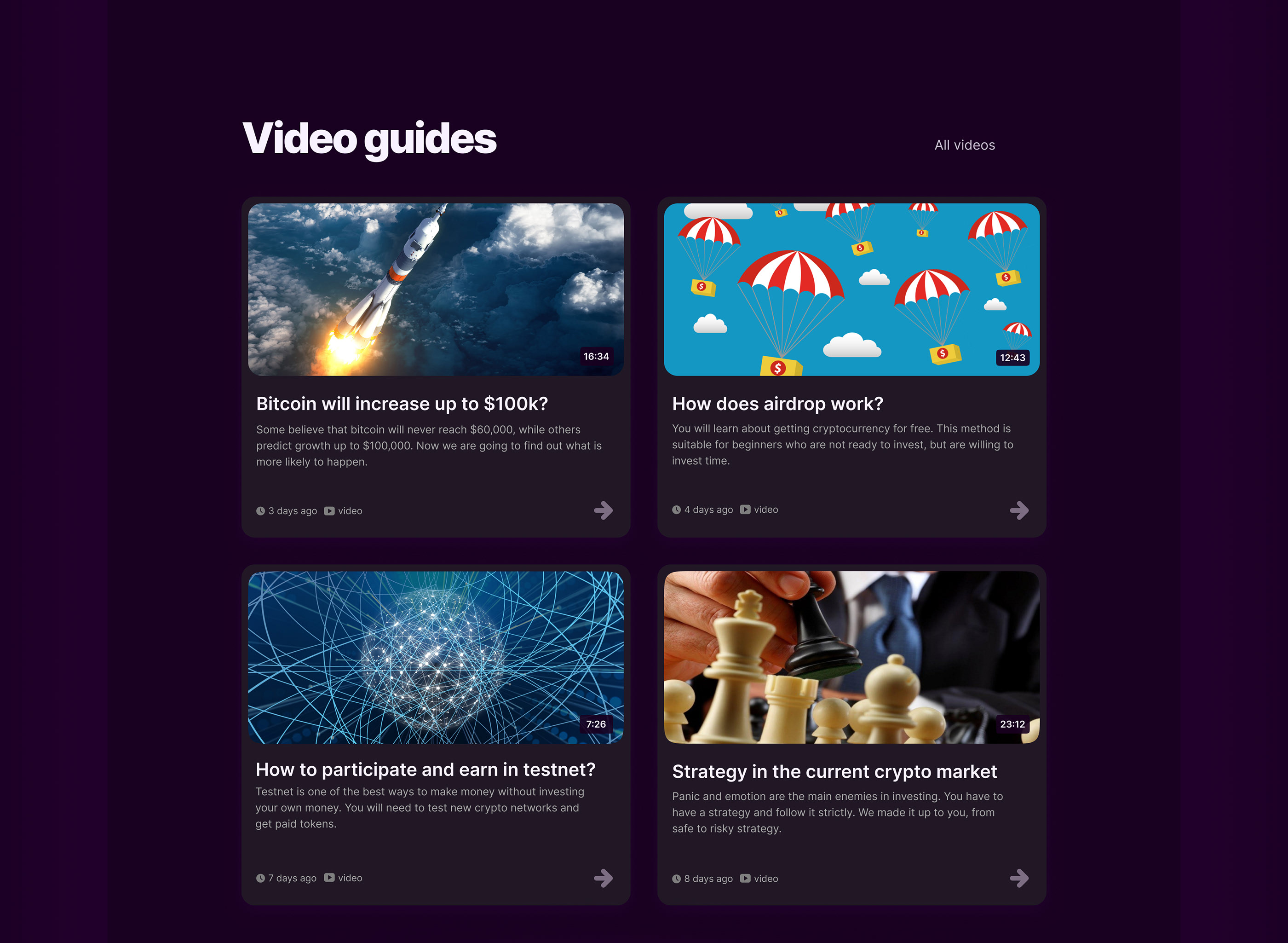 Cryptocurrency Blockchain Landing page. Website & UX+UI — Изображение №18 — Интерфейсы, Анимация на Dprofile