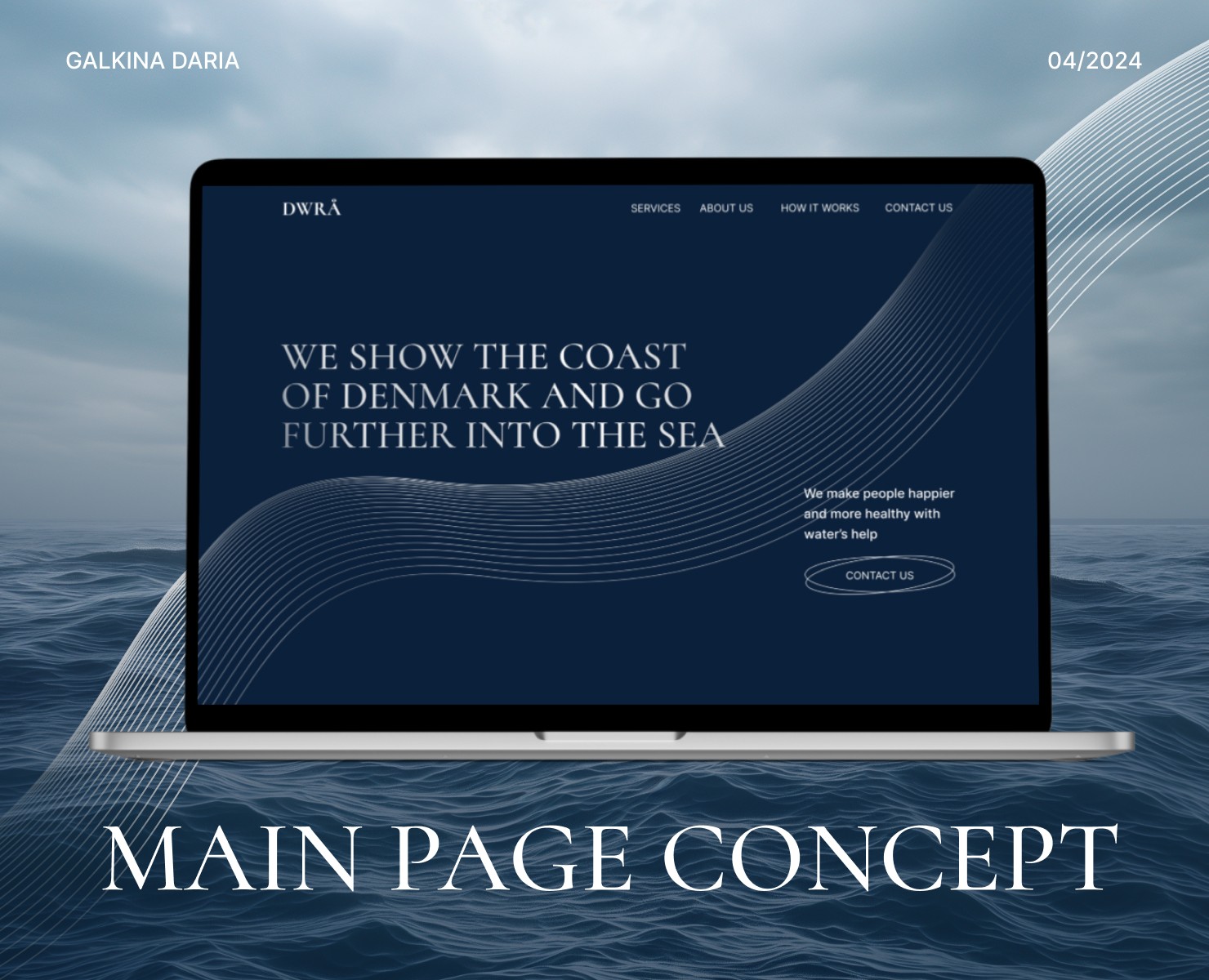 DWRA-YACHTING main page concept — Интерфейсы на Dprofile