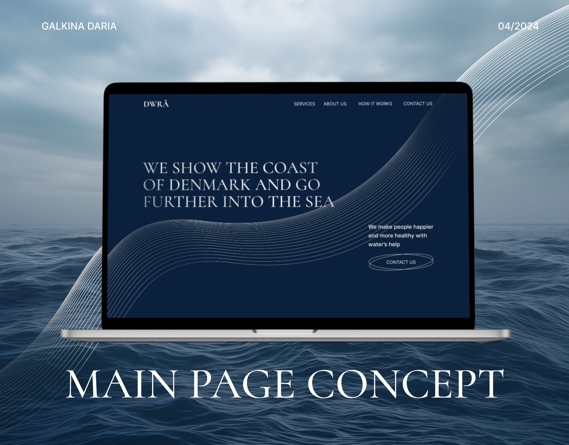 DWRA-YACHTING main page concept — Изображение №1 — Интерфейсы на Dprofile