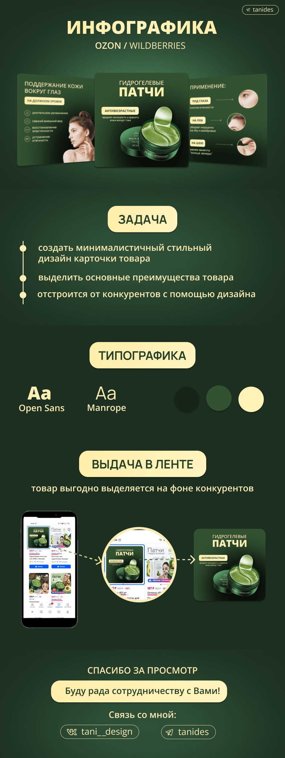 Инфографика / Дизайн карточек товара — Изображение №1 — Графика на Dprofile