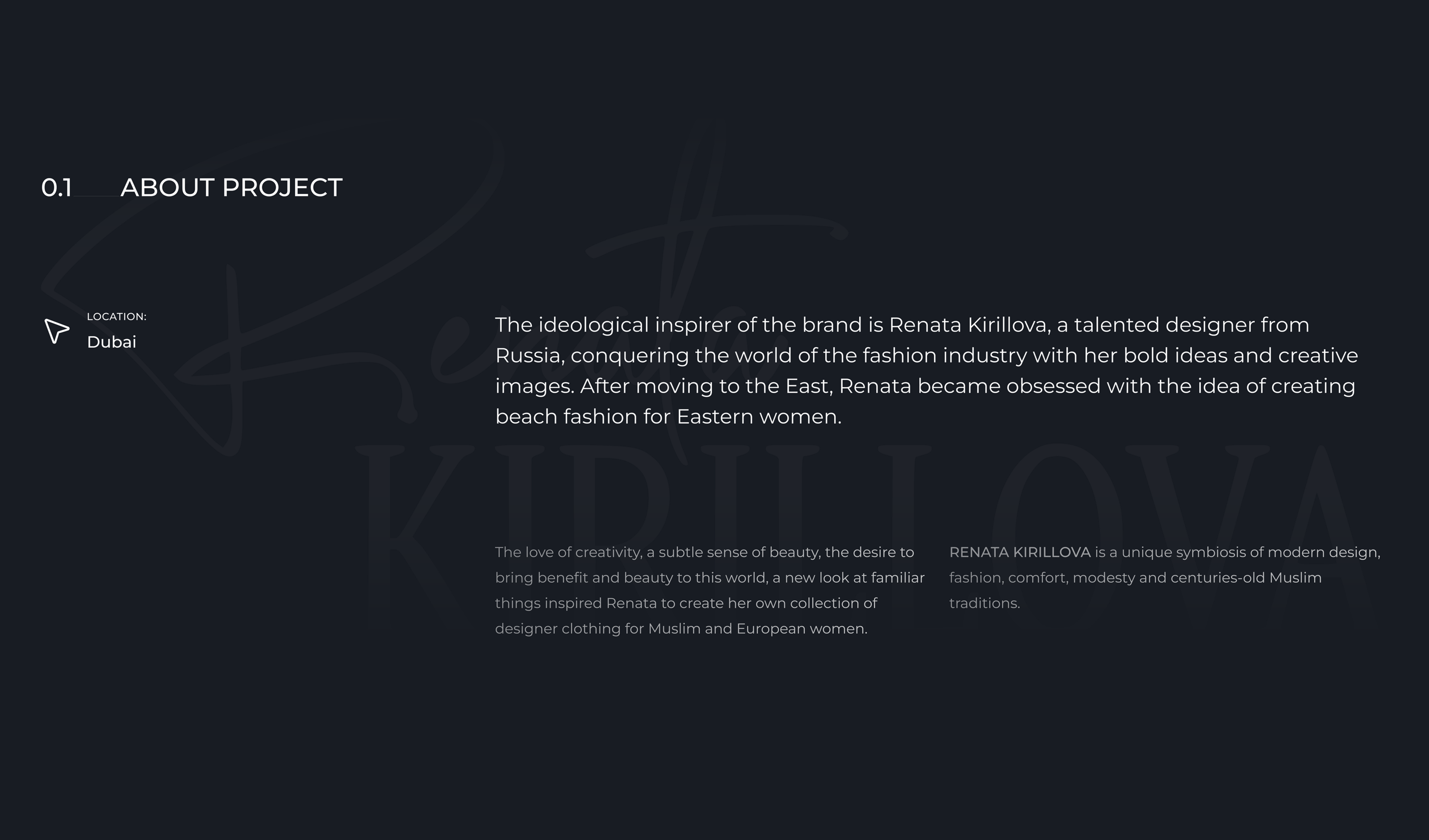 Renata Kirillova — E-commerce website — Изображение №2 — Интерфейсы на Dprofile