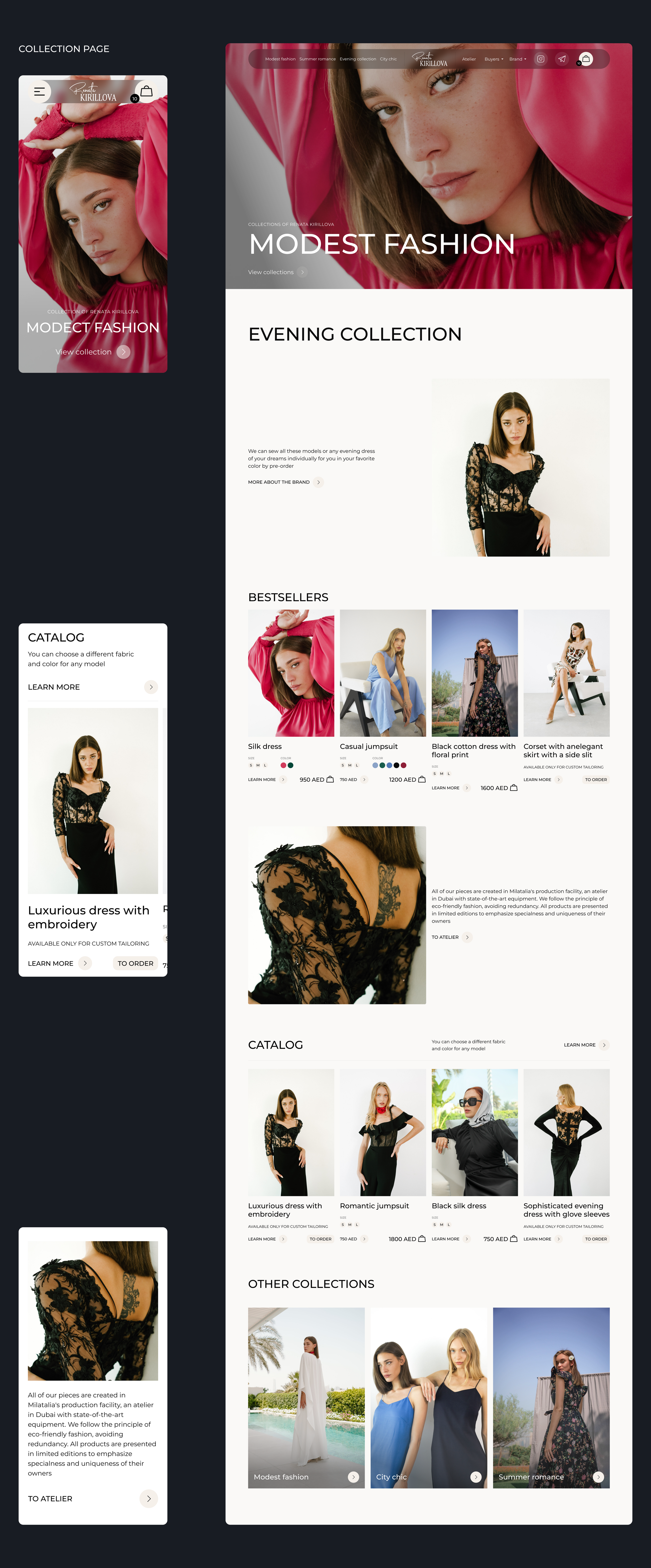 Renata Kirillova — E-commerce website — Изображение №10 — Интерфейсы на Dprofile