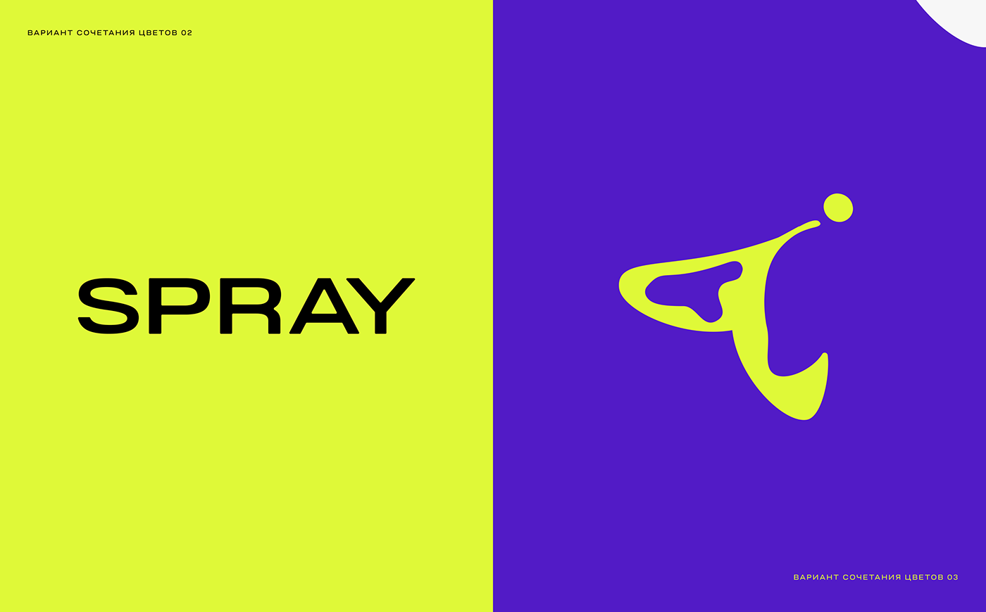 SPRAY — Разработка фирменного стиля — Изображение №2 — Брендинг, Графика на Dprofile