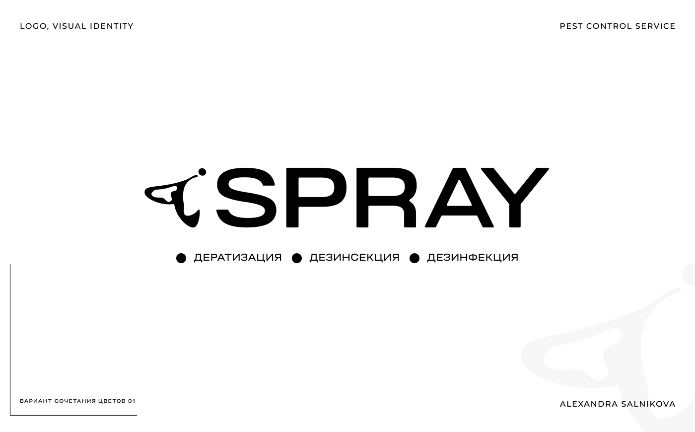 SPRAY — Разработка фирменного стиля — Изображение №1 — Брендинг, Графика на Dprofile