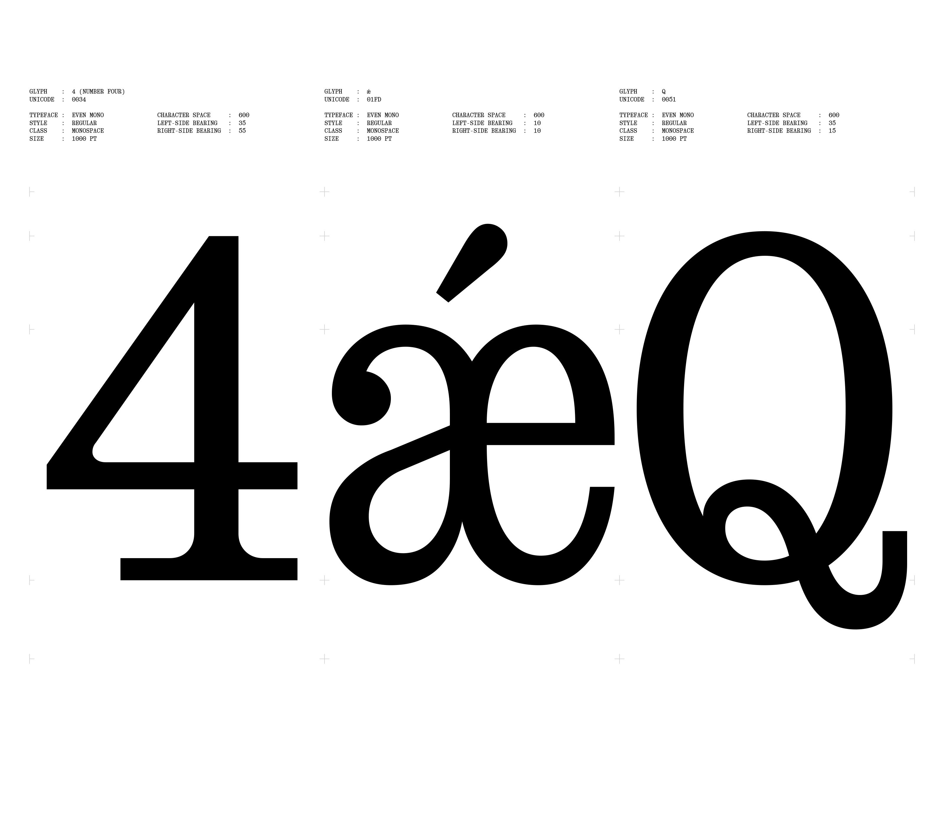 Even Mono Typeface — Изображение №12 — Брендинг, Графика на Dprofile