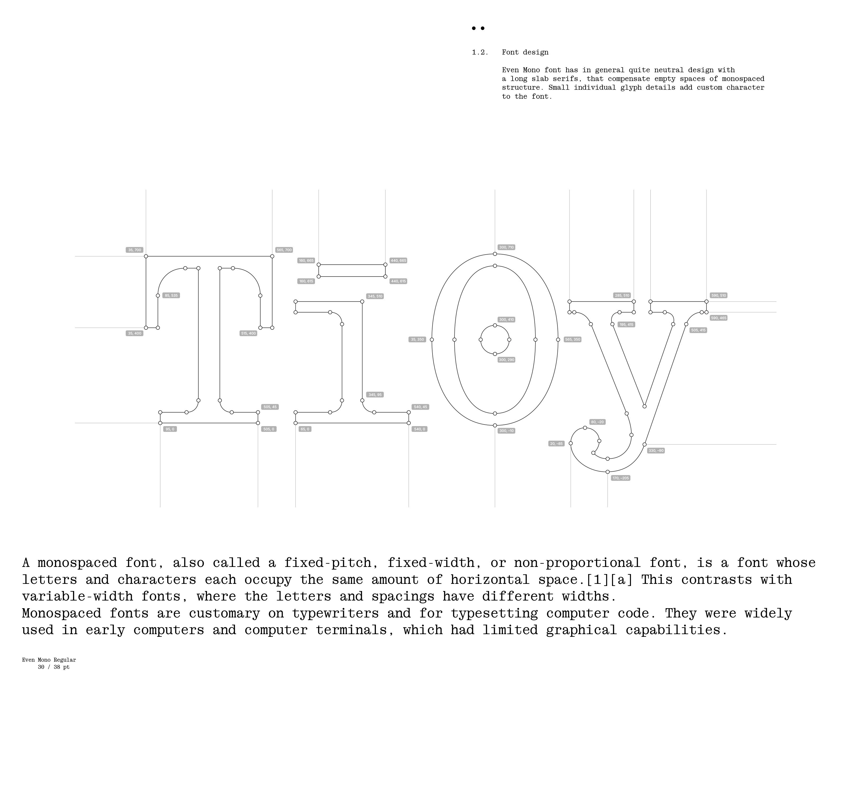 Even Mono Typeface — Изображение №2 — Брендинг, Графика на Dprofile