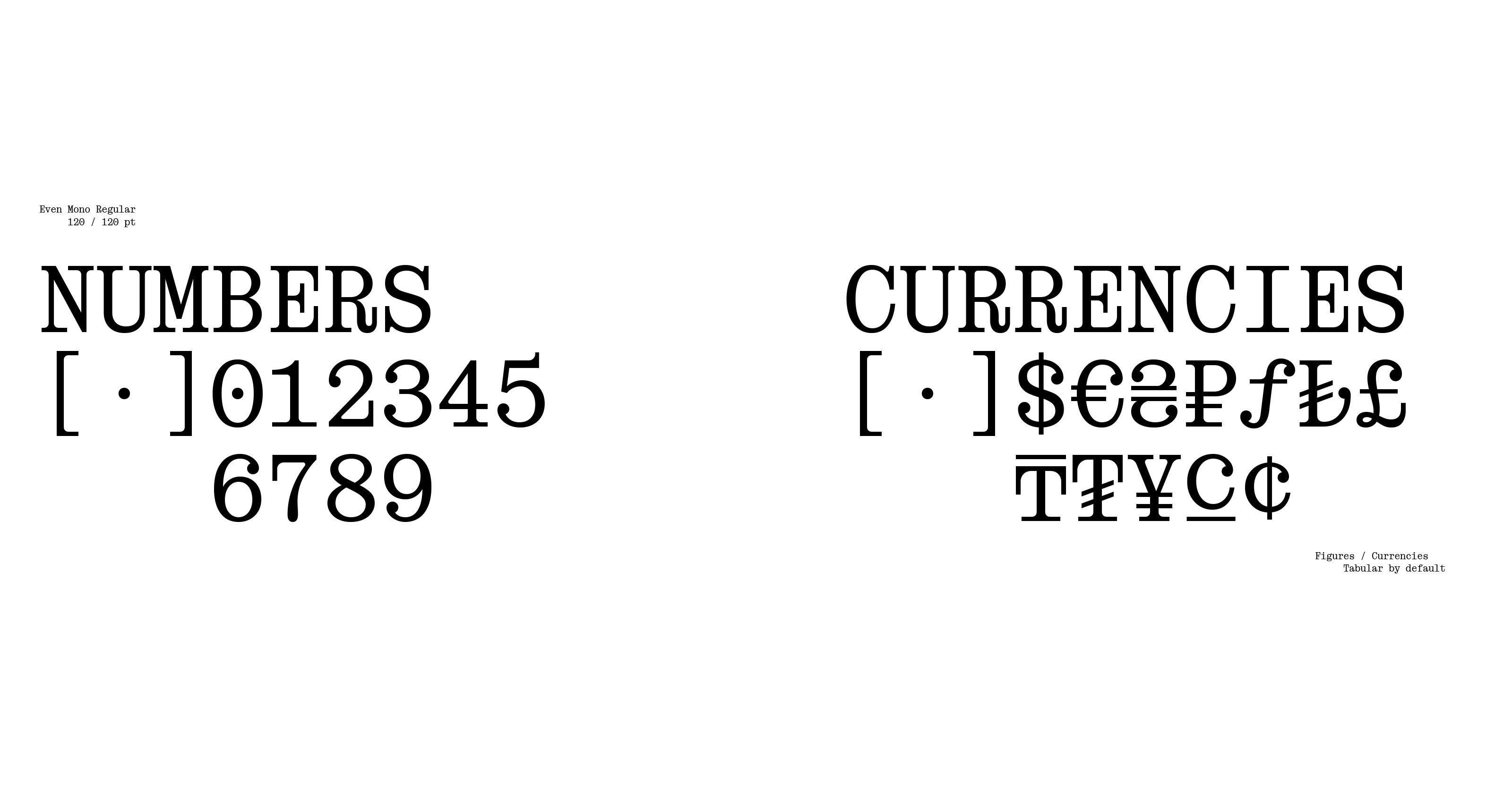 Even Mono Typeface — Изображение №8 — Брендинг, Графика на Dprofile