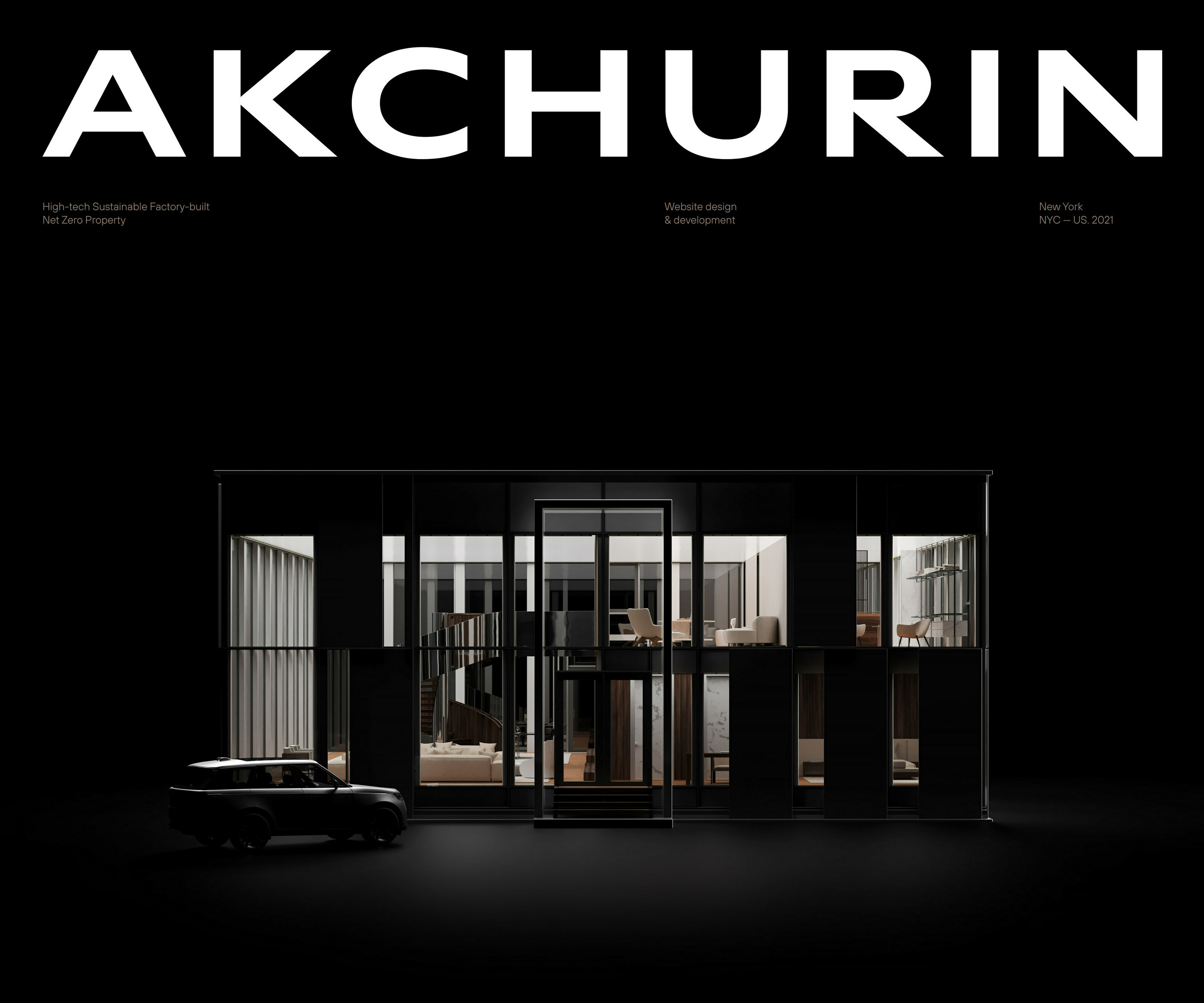 Akchurin Website — Изображение №1 — Интерфейсы, Брендинг на Dprofile