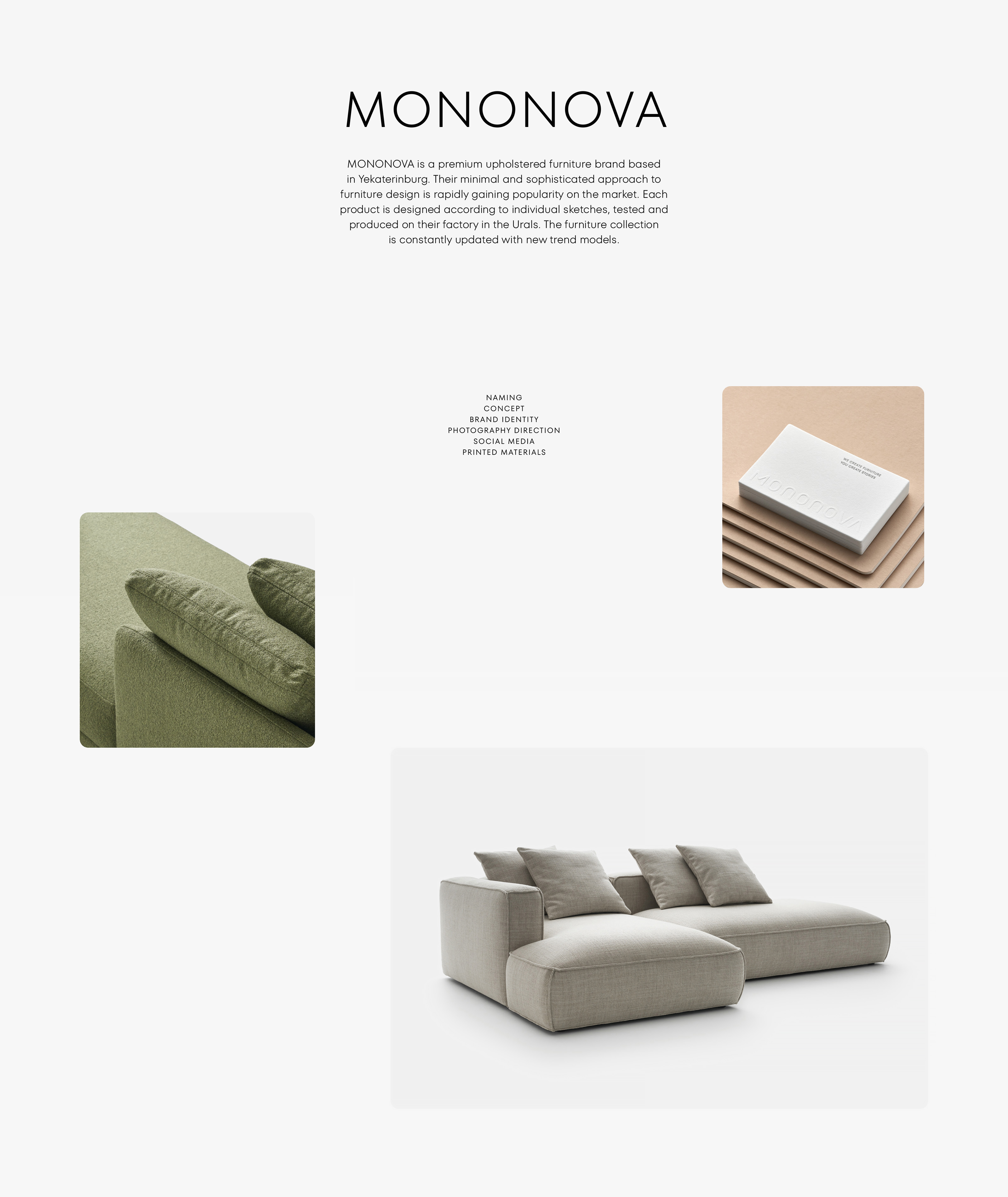 Mononova Brand Identity — Изображение №1 — Брендинг, Графика на Dprofile