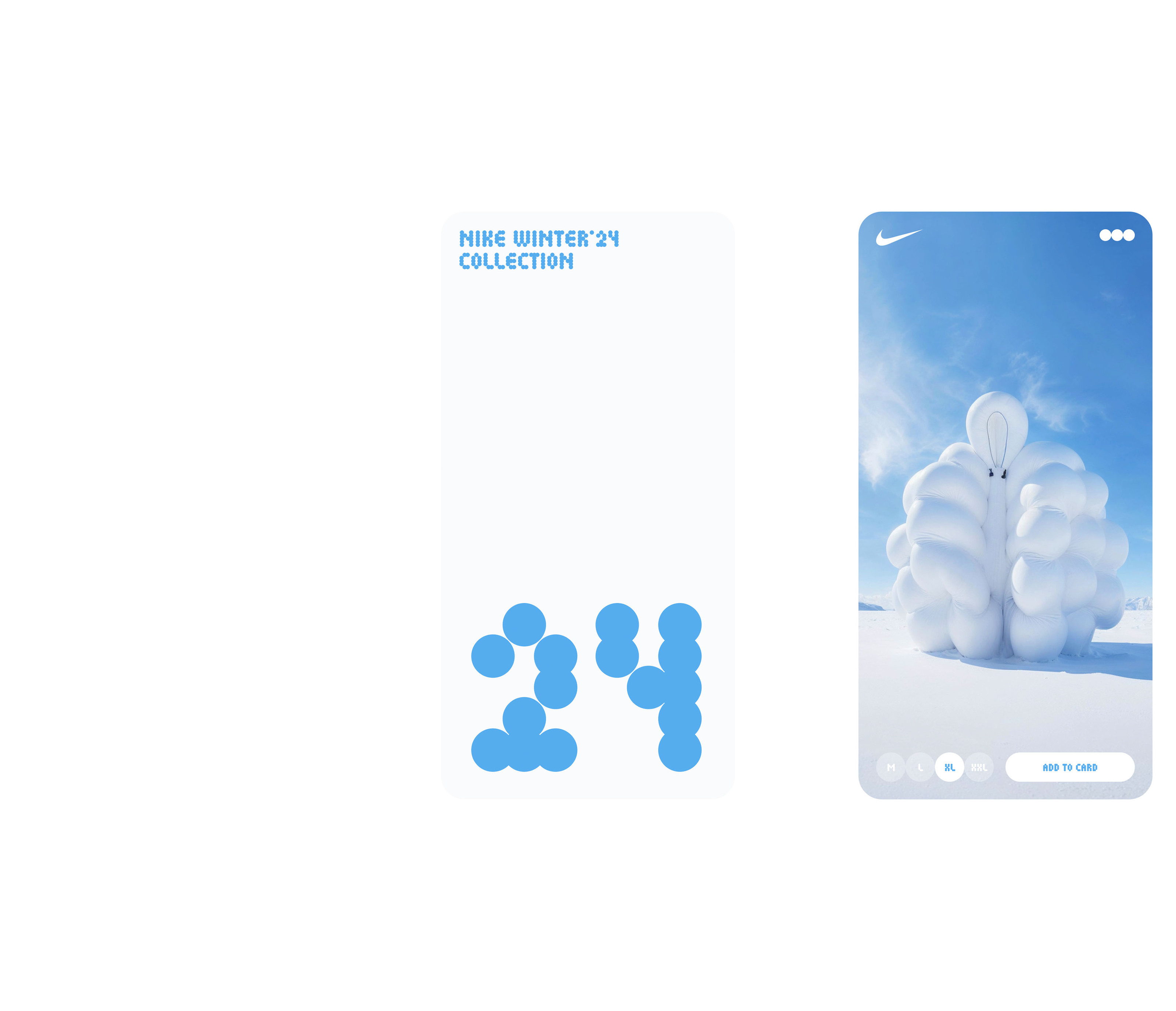 Nike Winter'24 — Изображение №7 — Интерфейсы, Брендинг на Dprofile
