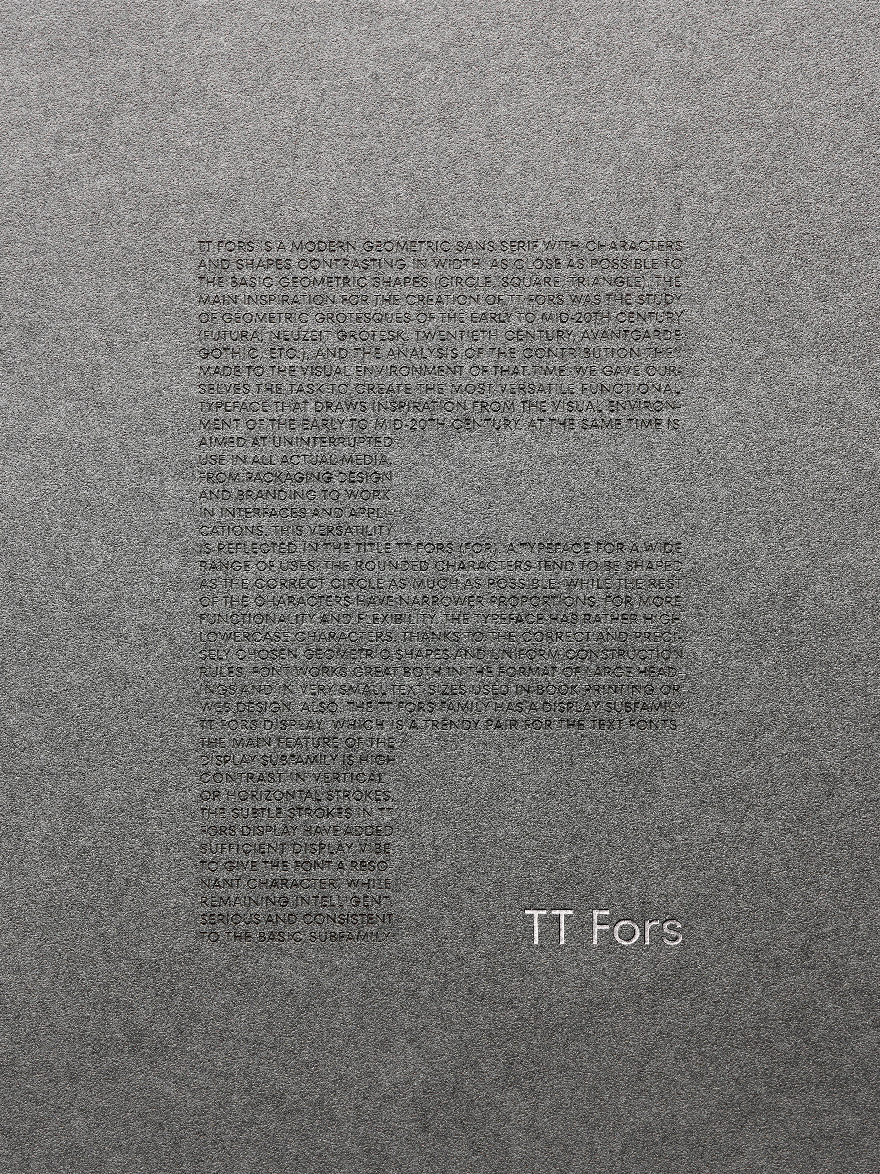TT Fors Font & Specimen — Изображение №26 — Брендинг, Графика на Dprofile