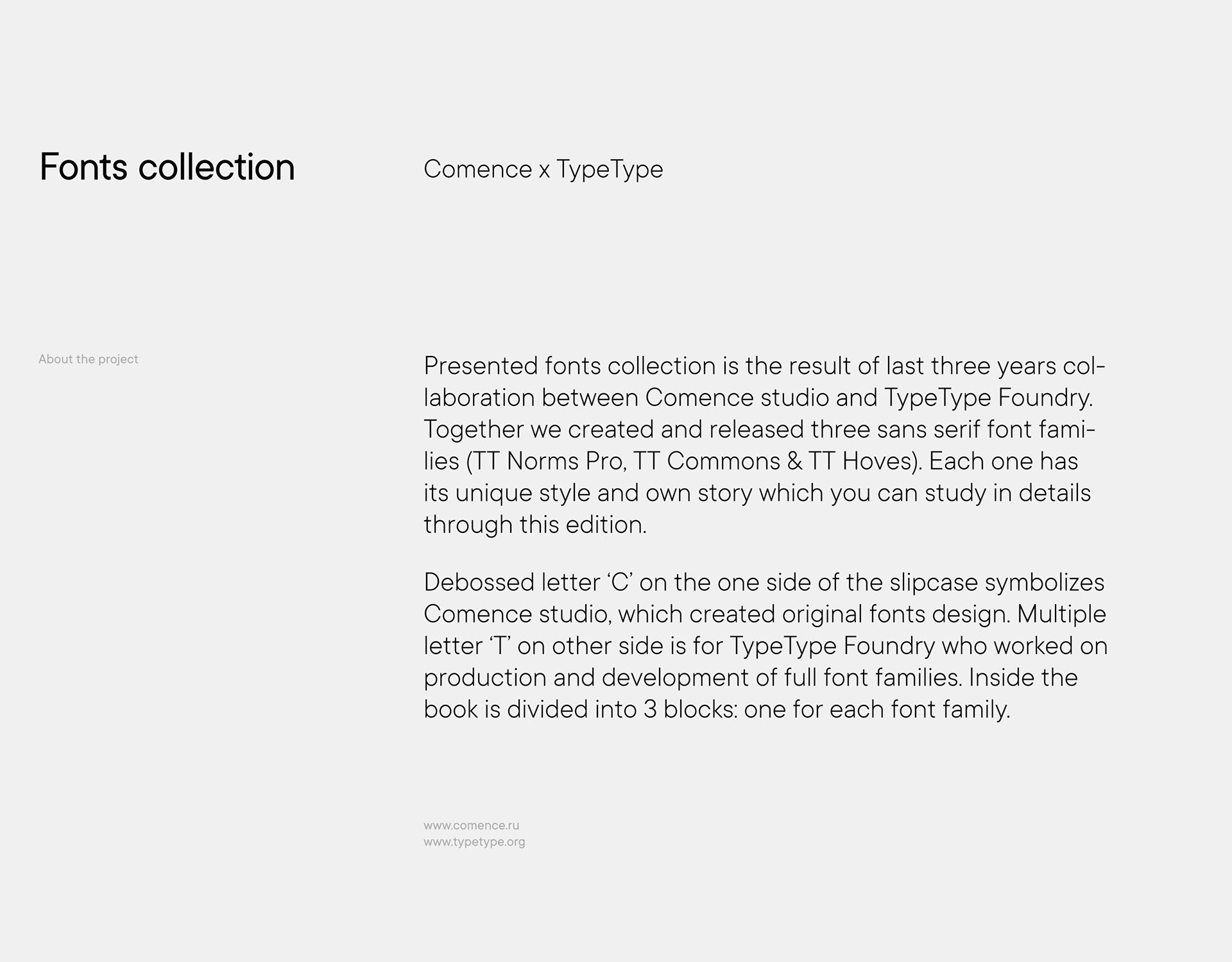 Comence x TypeType Fonts Collection — Изображение №2 — Брендинг, Графика на Dprofile
