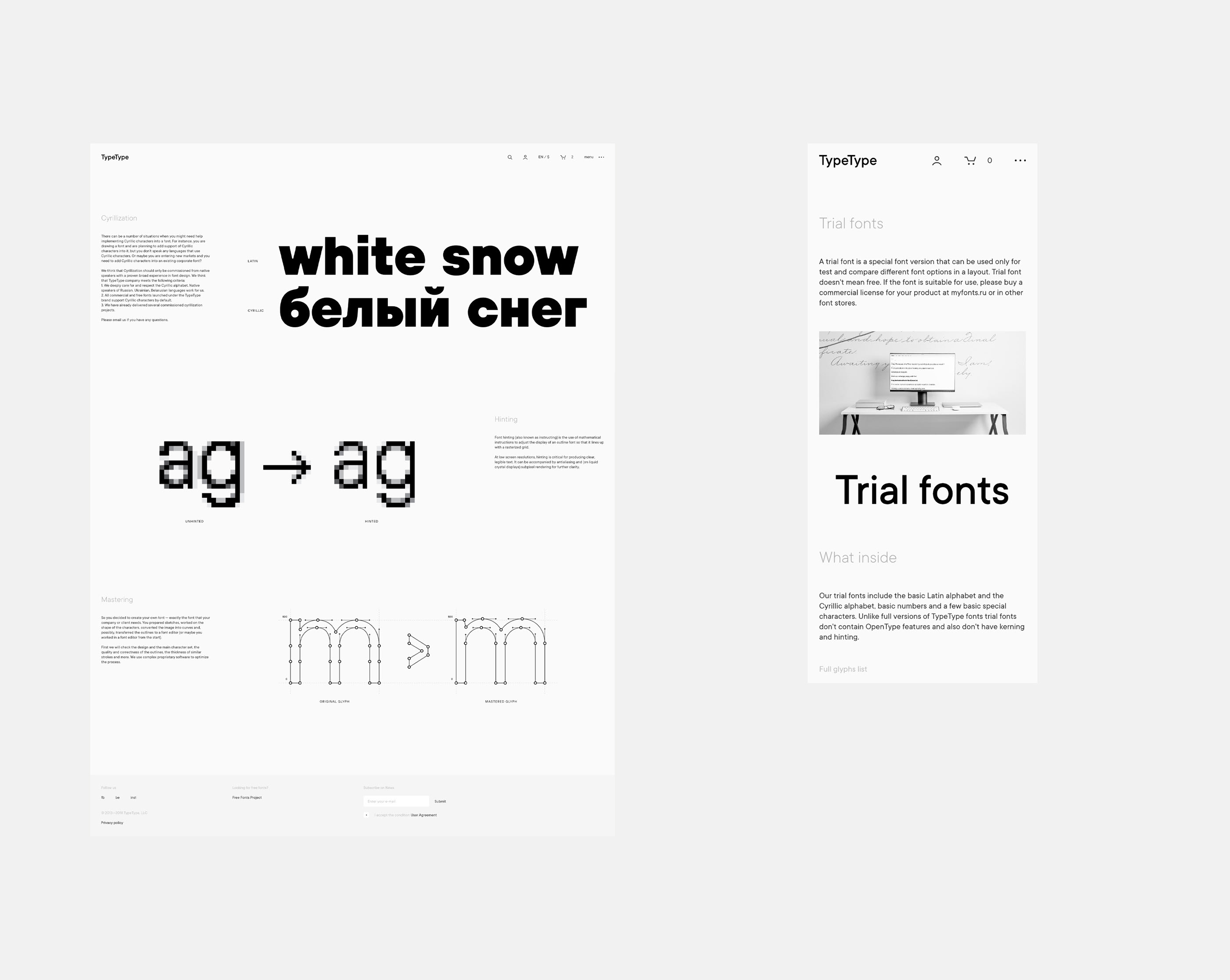 TypeType Website 2020 — Изображение №16 — Брендинг, Интерфейсы на Dprofile