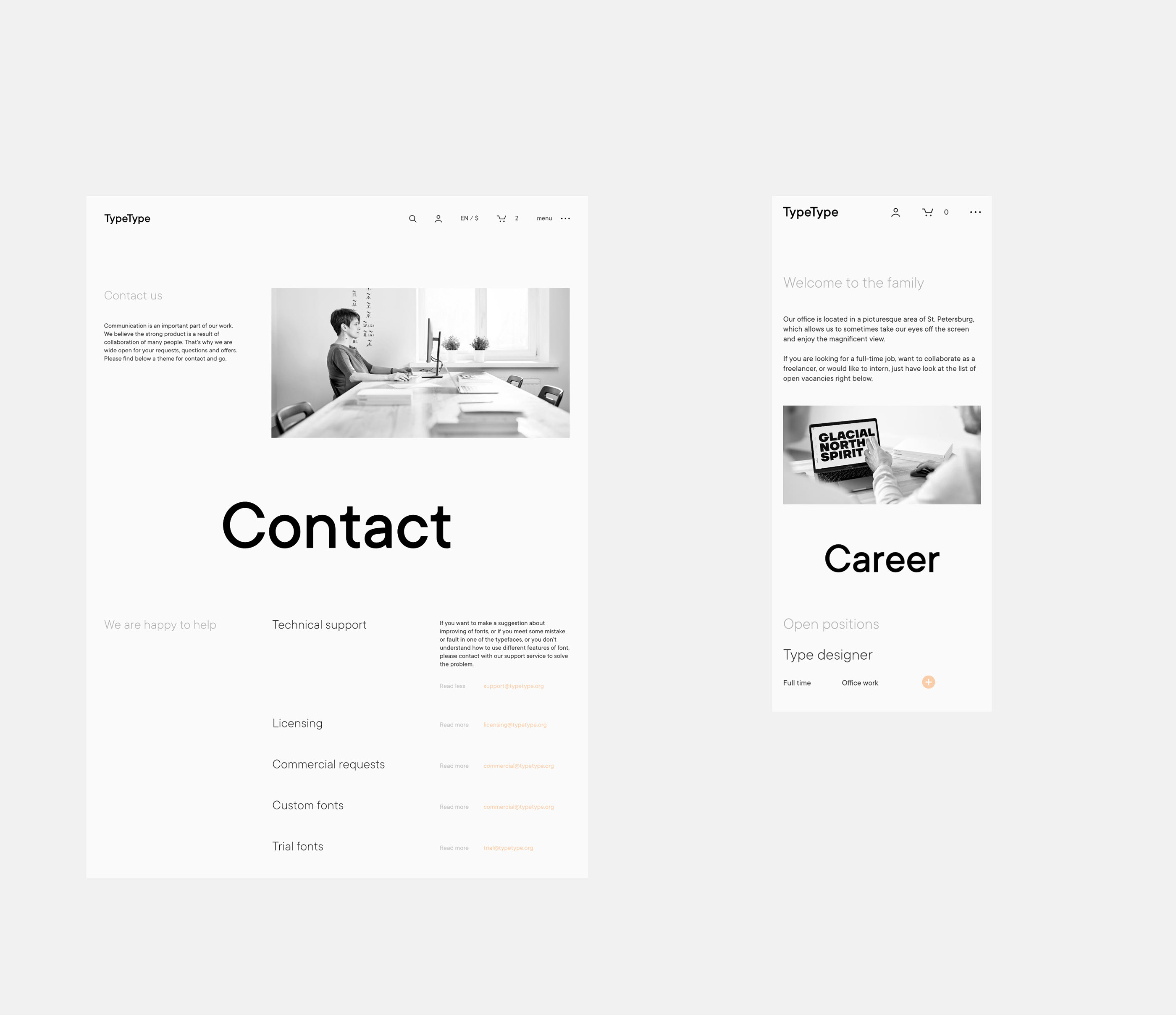 TypeType Website 2020 — Изображение №11 — Брендинг, Интерфейсы на Dprofile