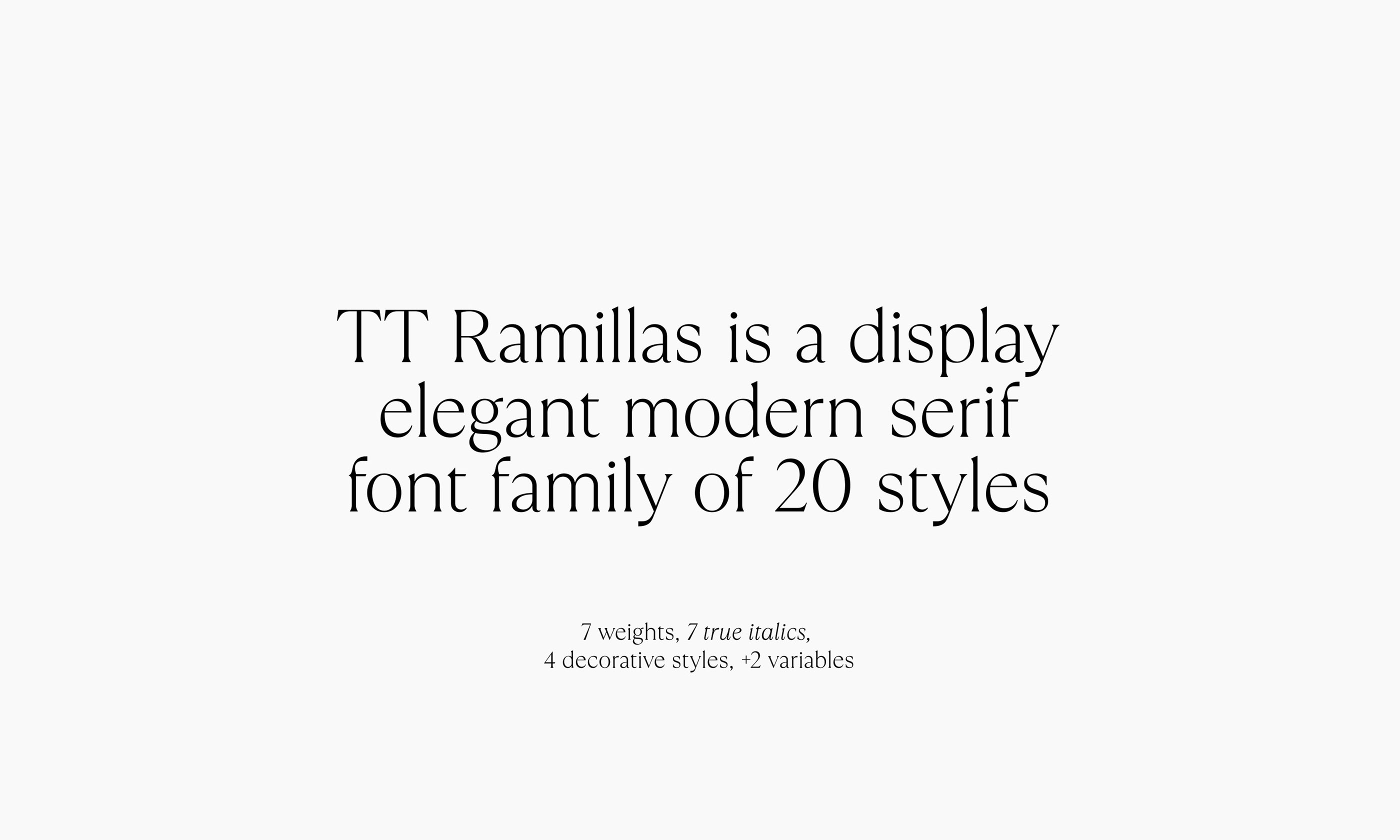 Шрифт TT Ramillas и специмен — Изображение №4 — Брендинг, Графика на Dprofile