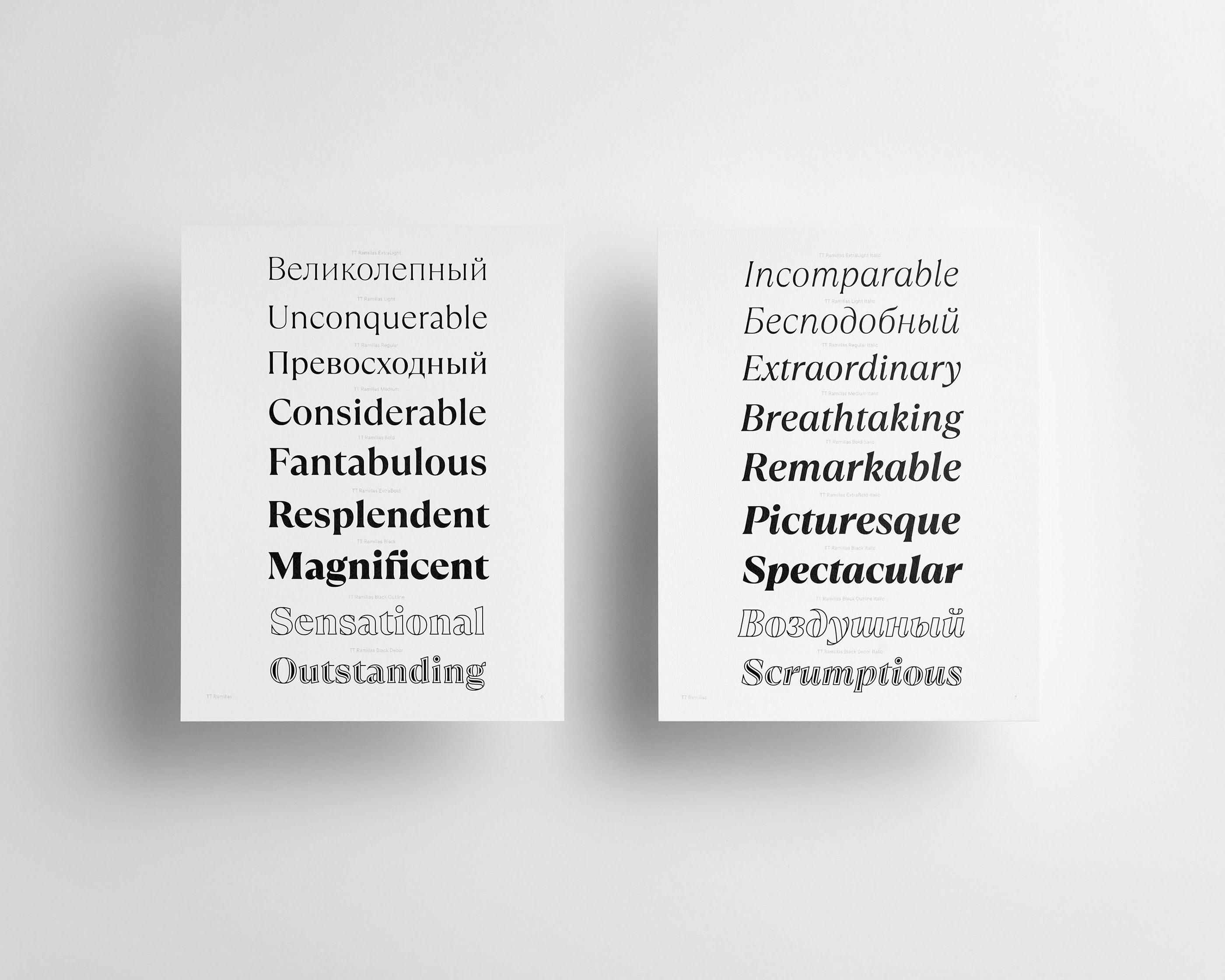 Шрифт TT Ramillas и специмен — Изображение №12 — Брендинг, Графика на Dprofile