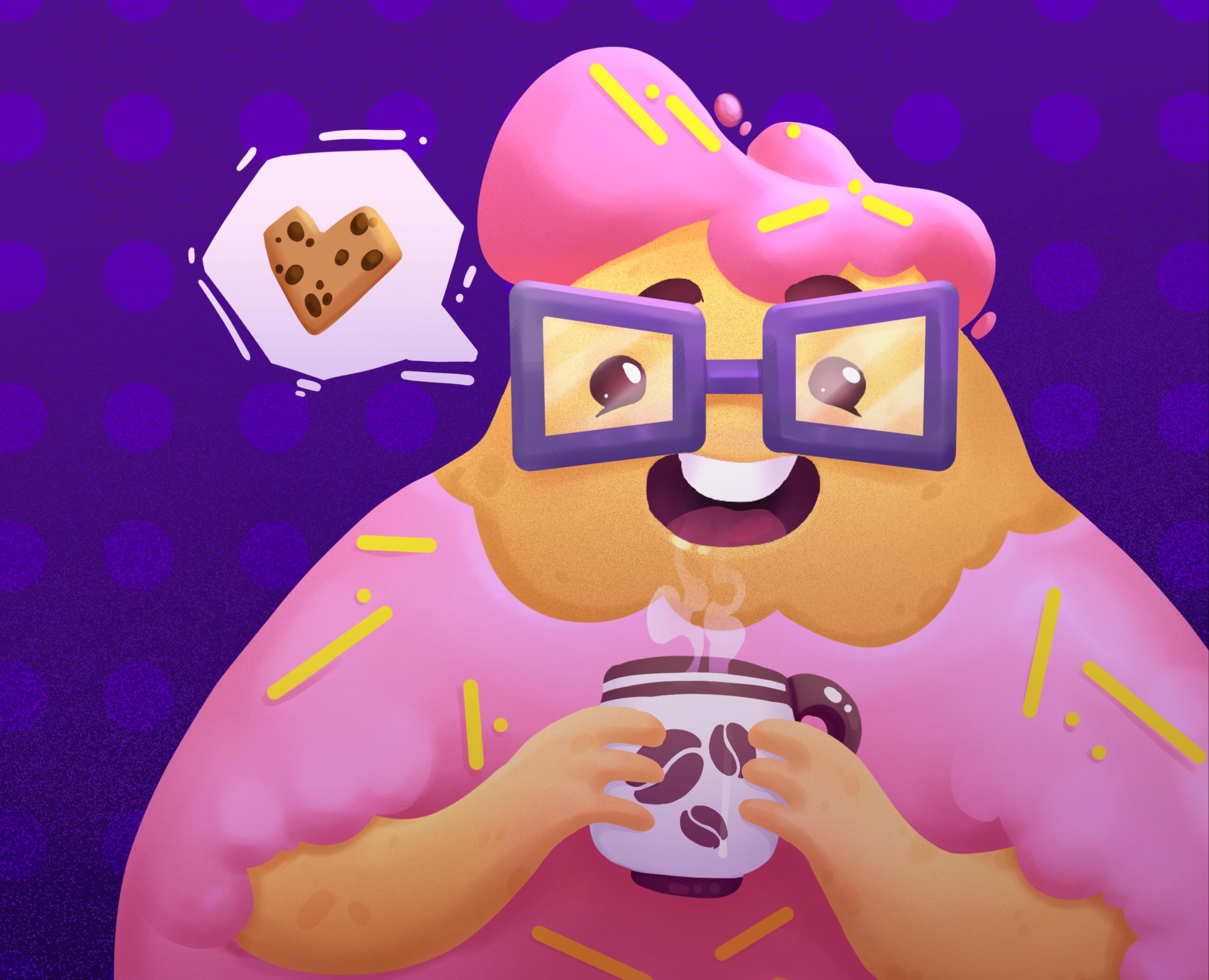 Bublic. Brand character for family cafe. — Брендинг, Иллюстрация на Dprofile