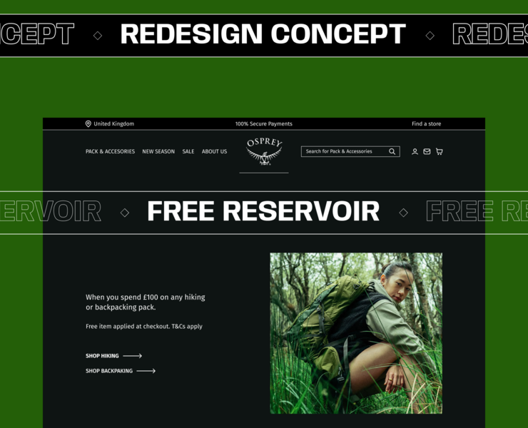 osprey minimalism redesign concept — Интерфейсы на Dprofile