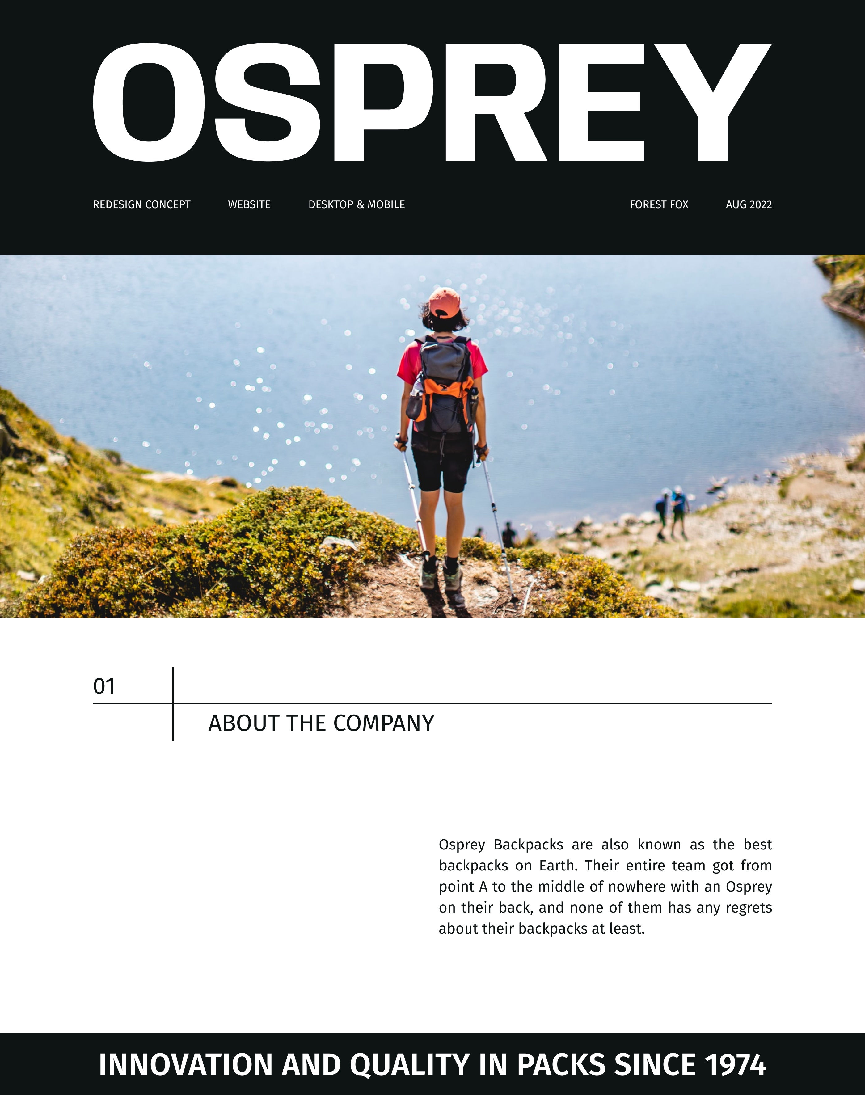 osprey minimalism redesign concept — Изображение №1 — Интерфейсы на Dprofile