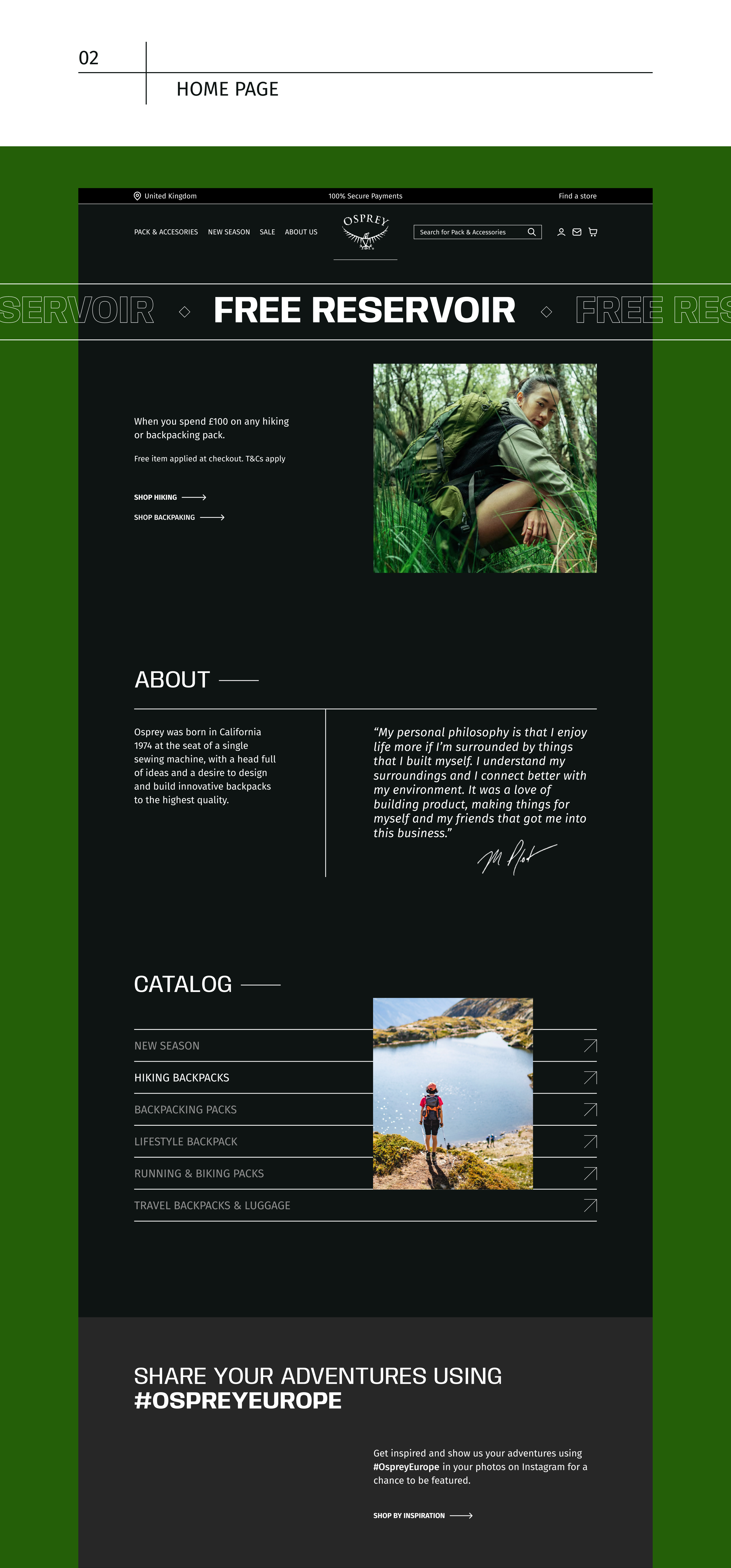 osprey minimalism redesign concept — Изображение №2 — Интерфейсы на Dprofile