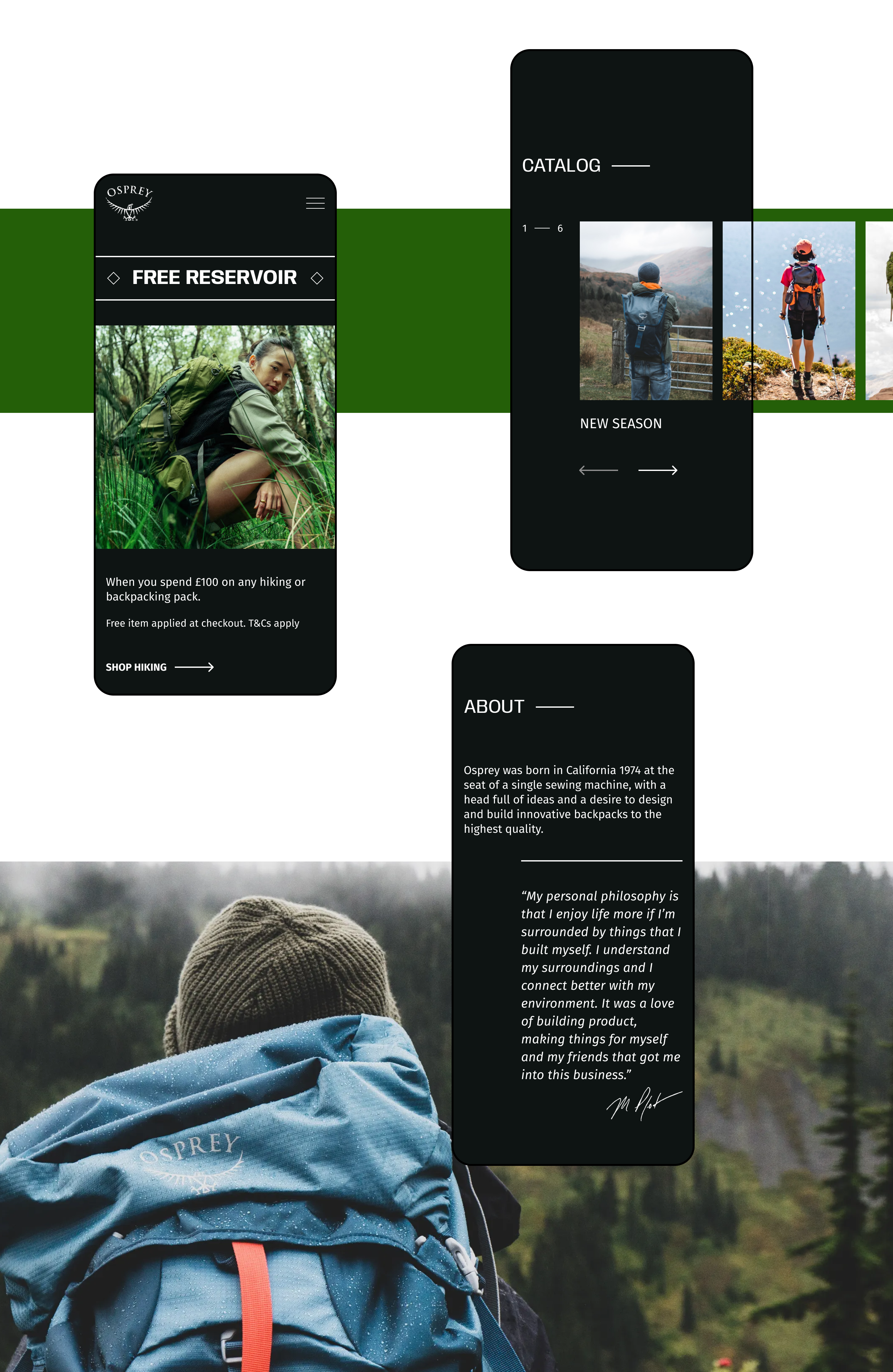 osprey minimalism redesign concept — Изображение №4 — Интерфейсы на Dprofile