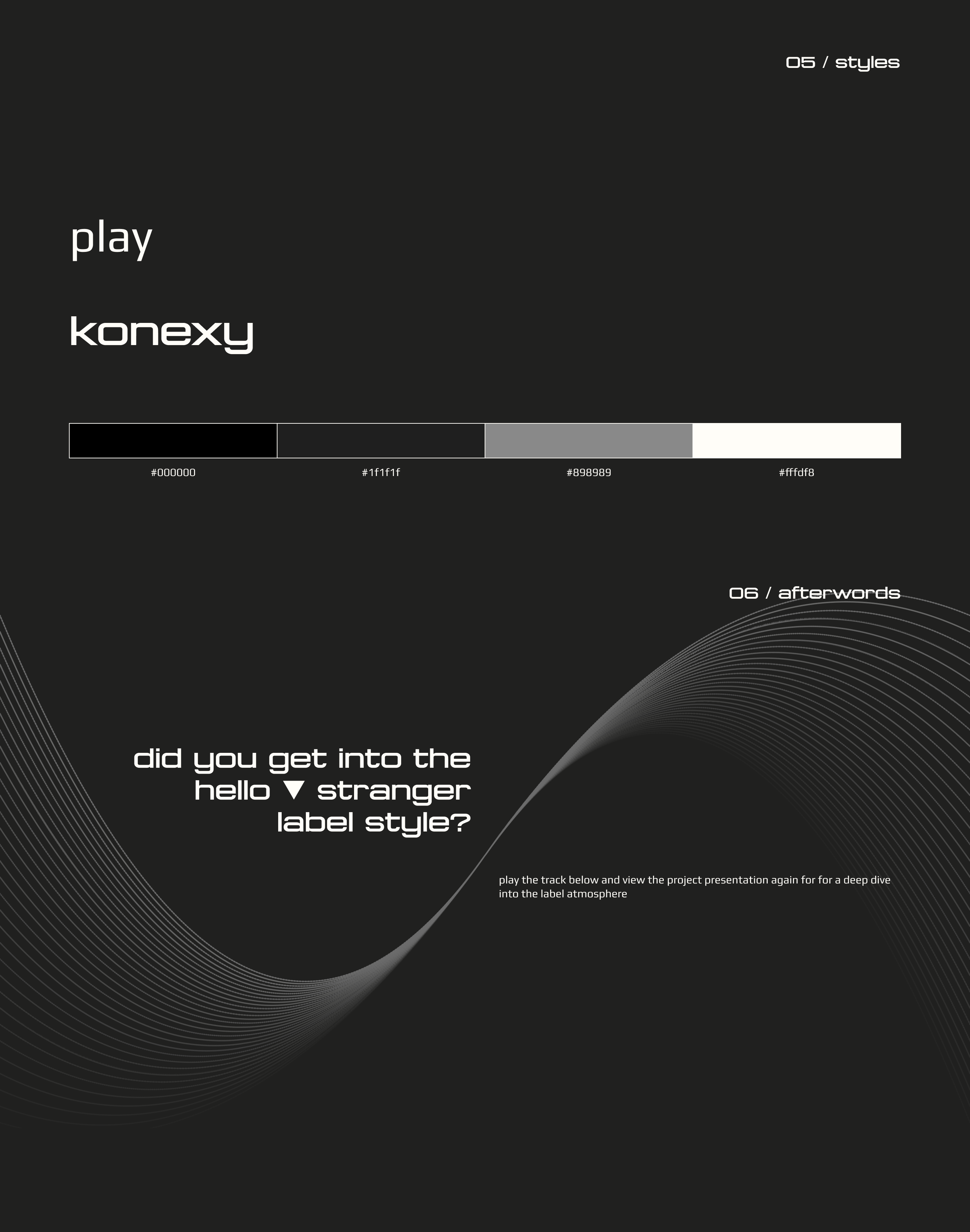 minimalism ui/ux landing for music label — Изображение №8 — Интерфейсы на Dprofile