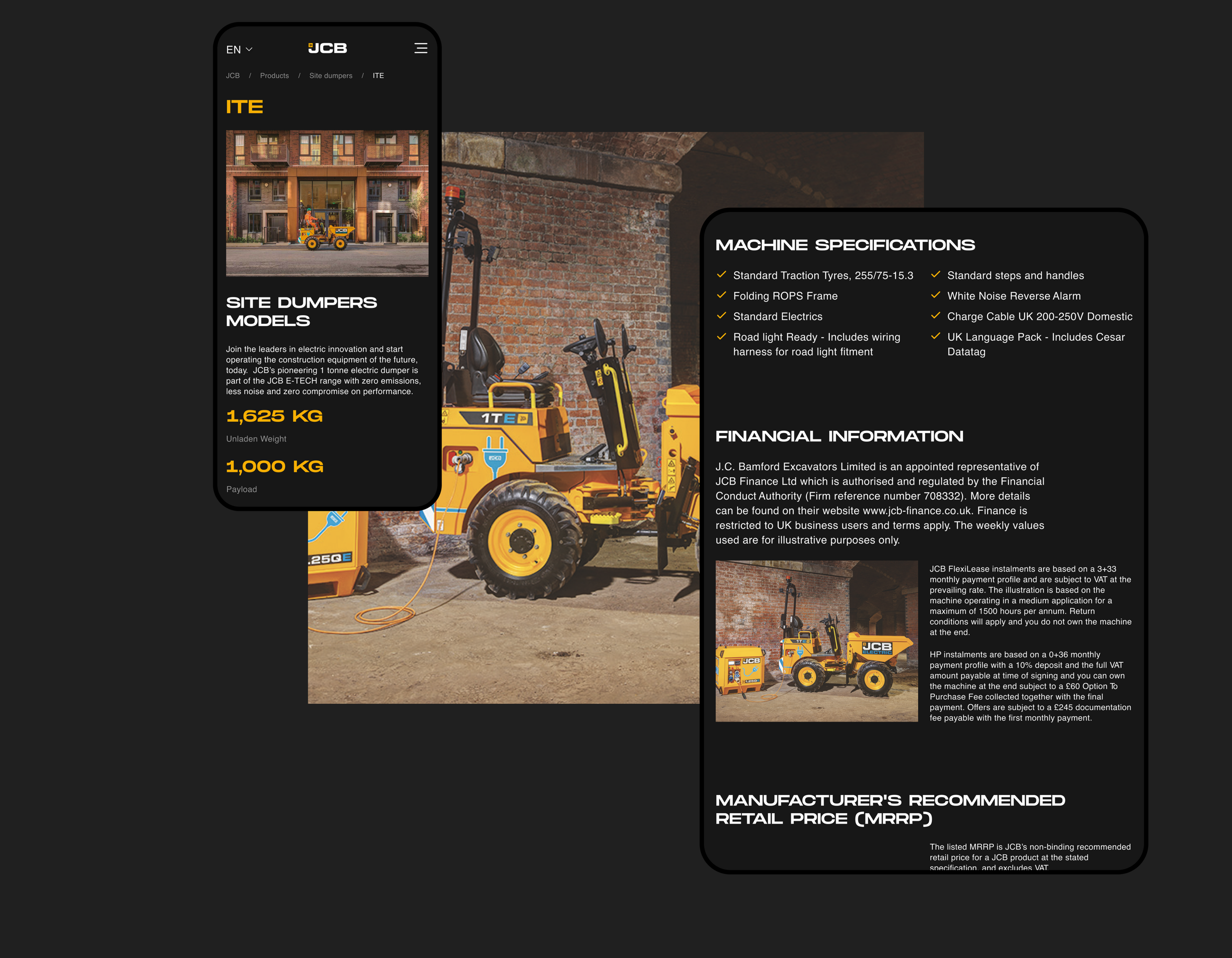 JCB — Corporate Website — Изображение №9 — Интерфейсы на Dprofile