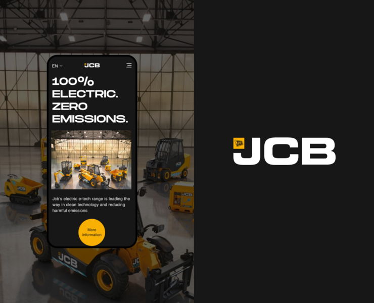 JCB — Corporate Website — Интерфейсы на Dprofile