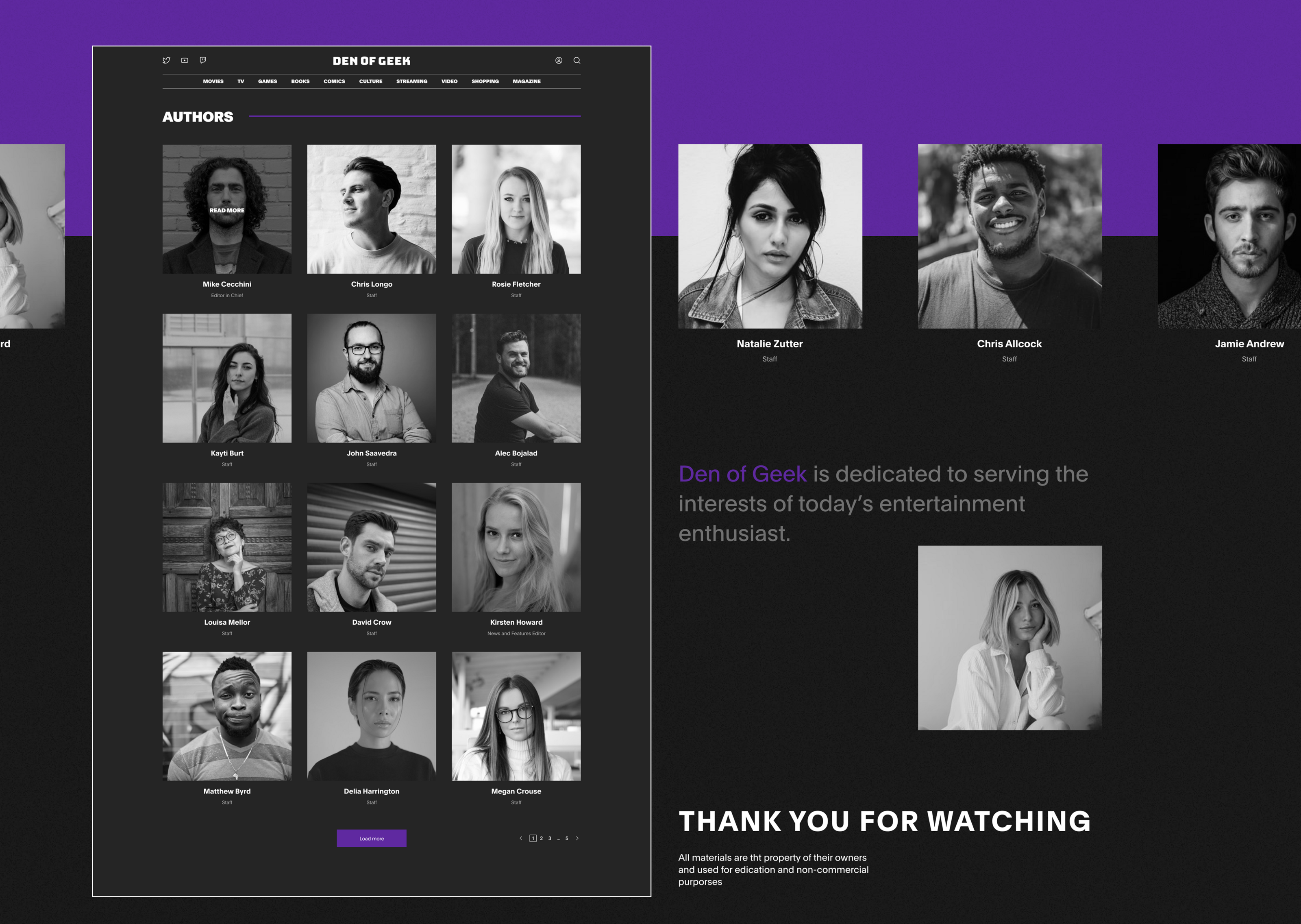 DEN OF GEEK | news website redesign — Изображение №8 — Интерфейсы на Dprofile