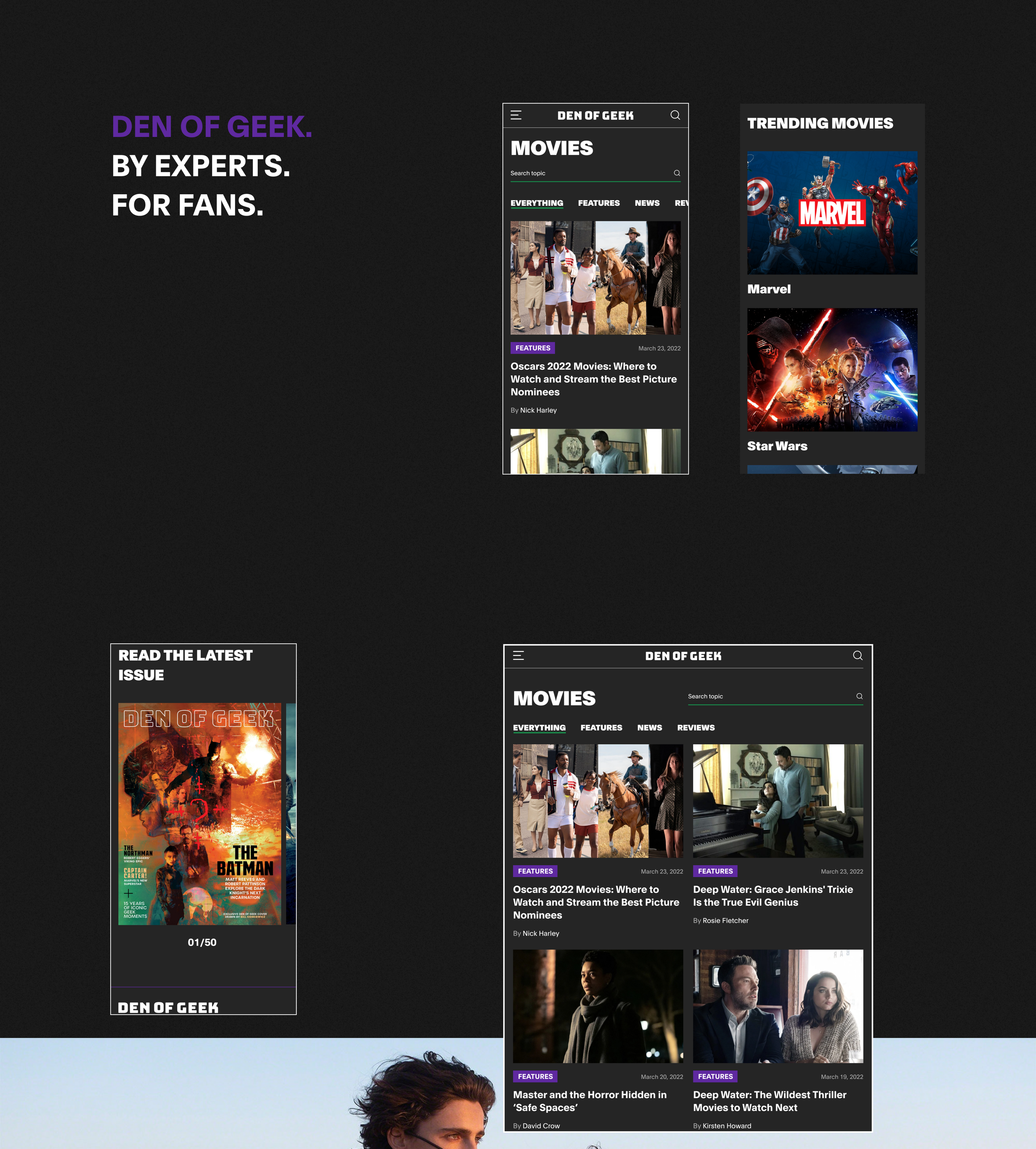 DEN OF GEEK | news website redesign — Изображение №5 — Интерфейсы на Dprofile