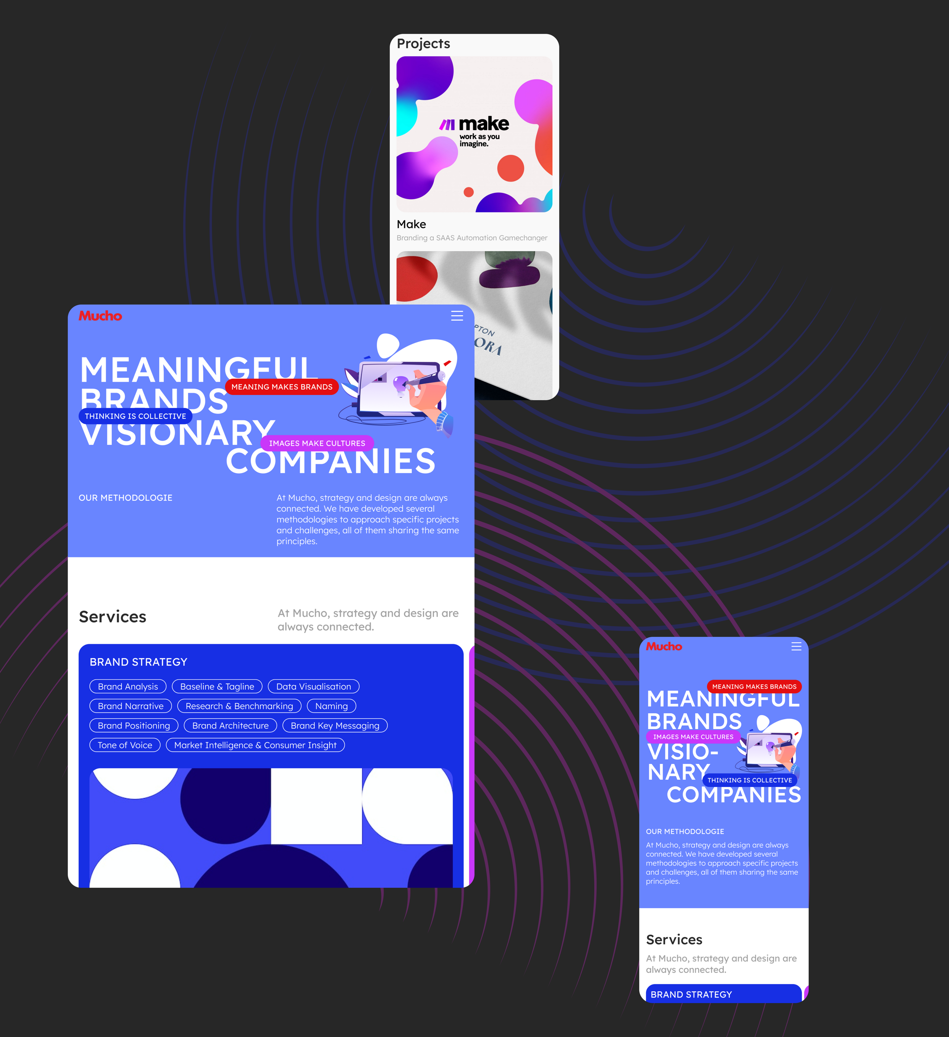 Mucho - Design Agency — Изображение №4 — Интерфейсы на Dprofile