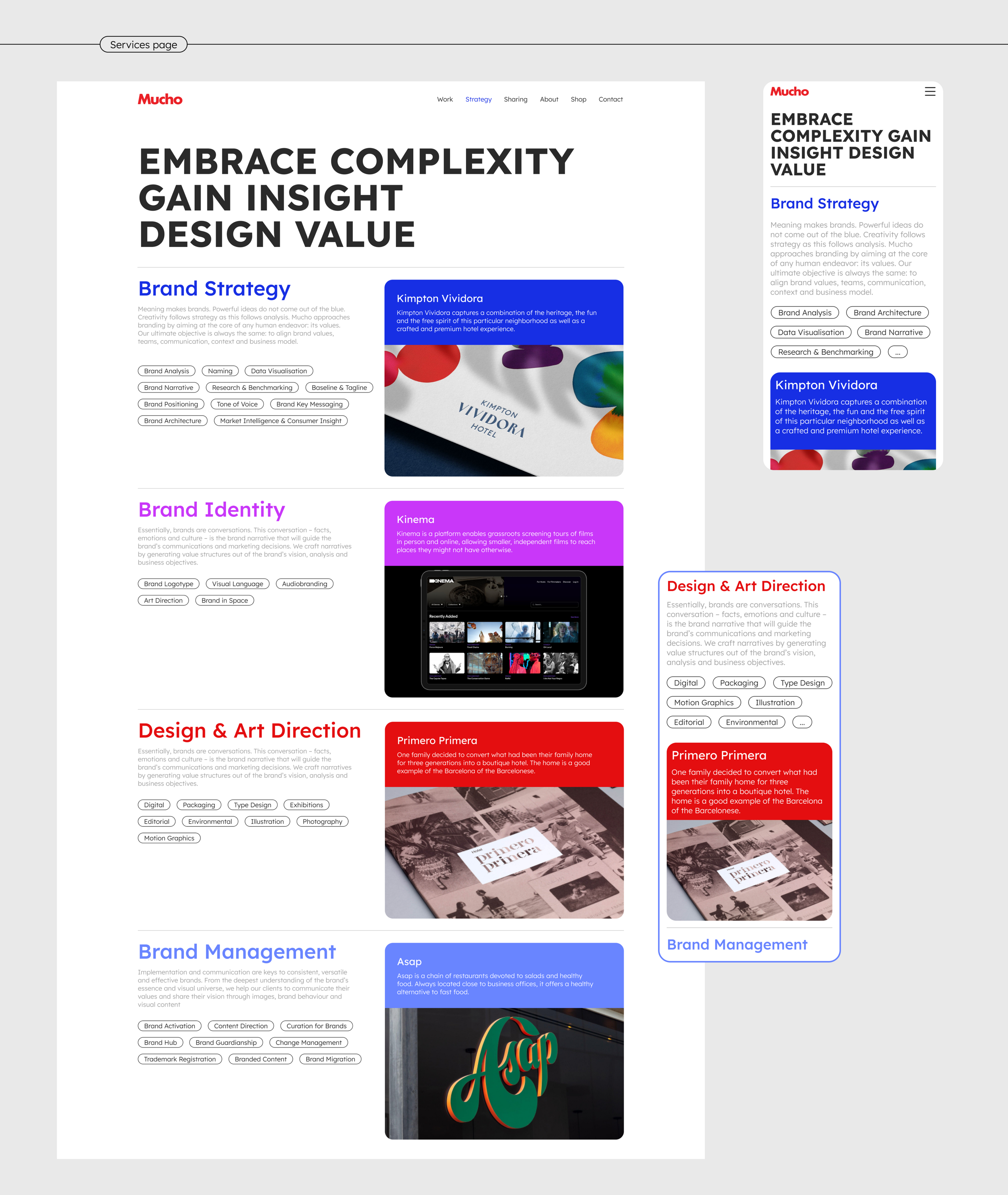 Mucho - Design Agency — Изображение №7 — Интерфейсы на Dprofile