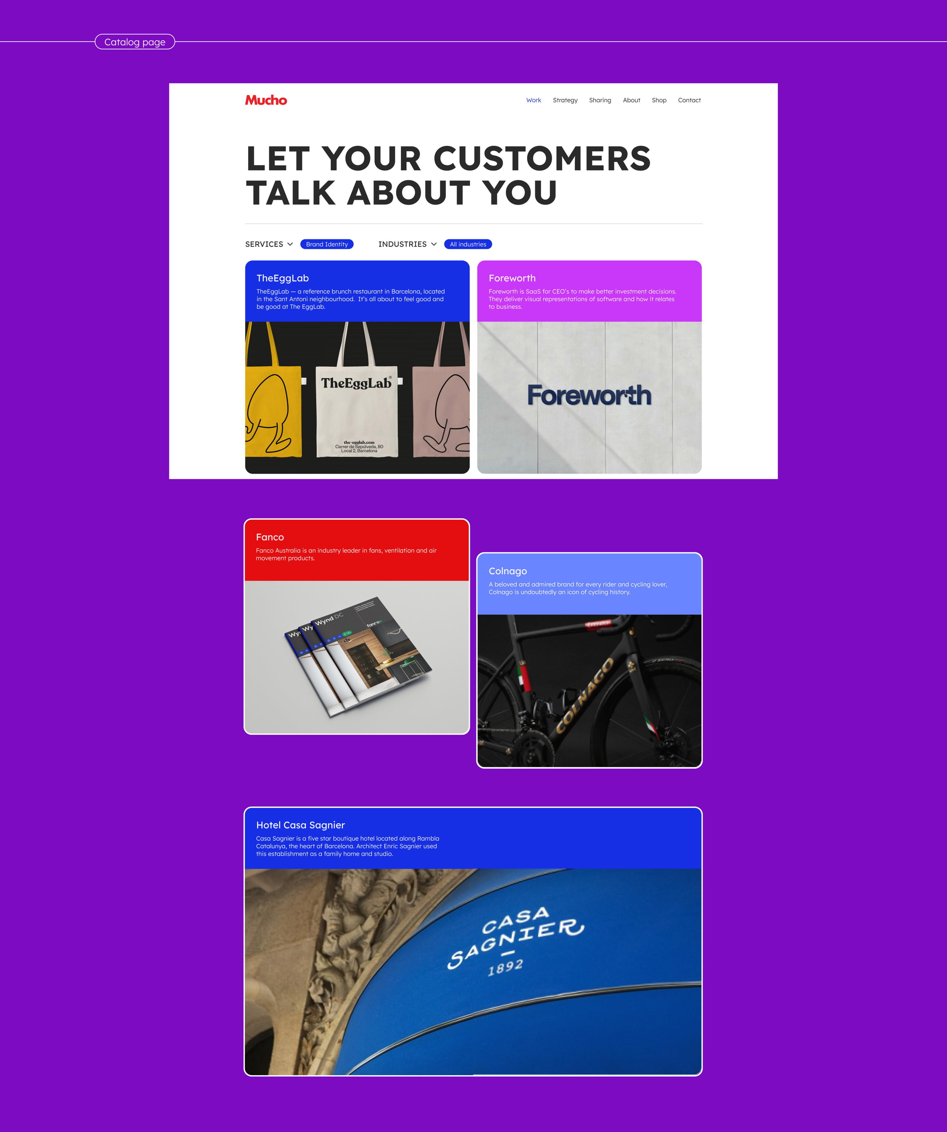 Mucho - Design Agency — Изображение №5 — Интерфейсы на Dprofile