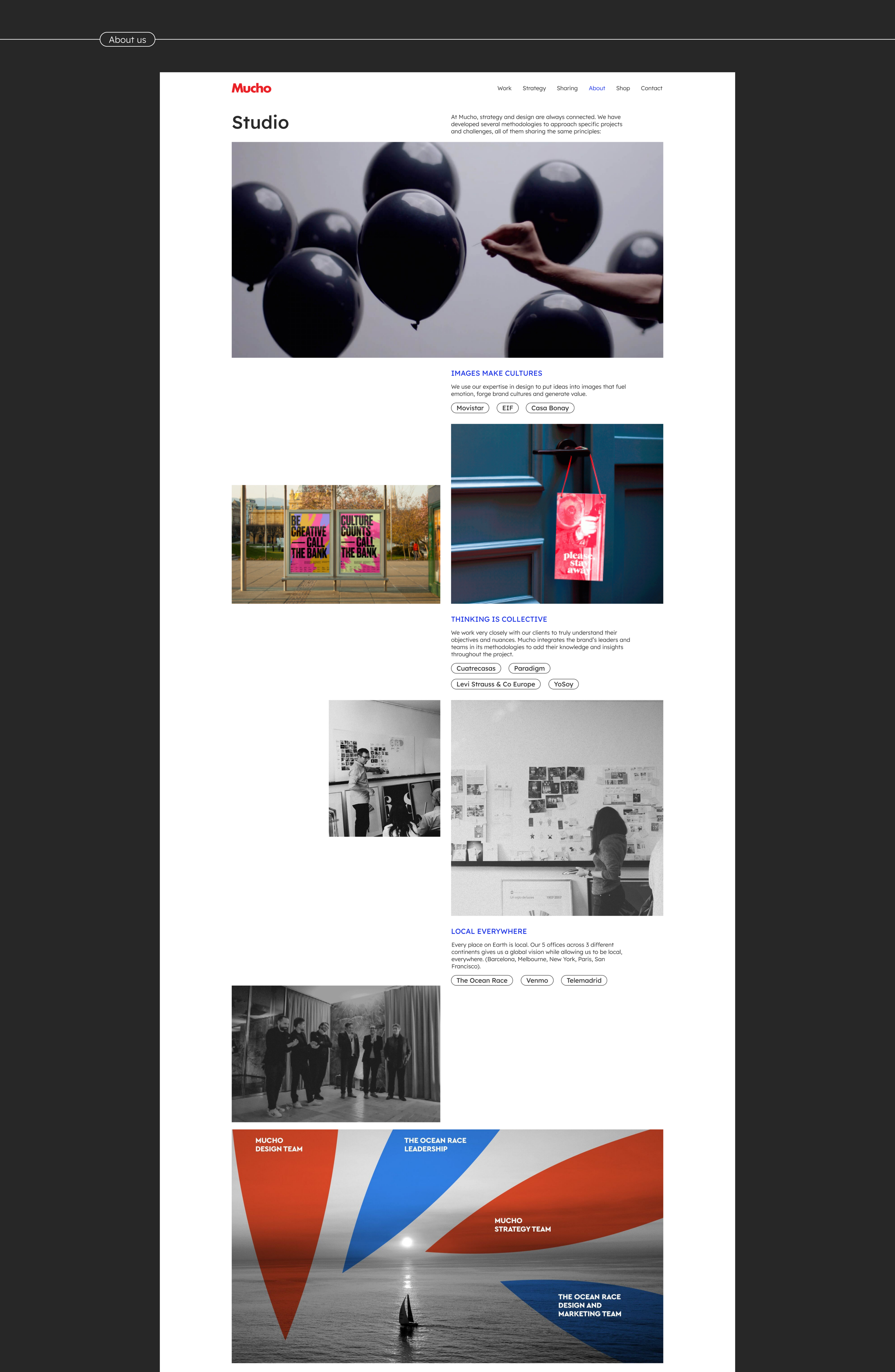 Mucho - Design Agency — Изображение №11 — Интерфейсы на Dprofile