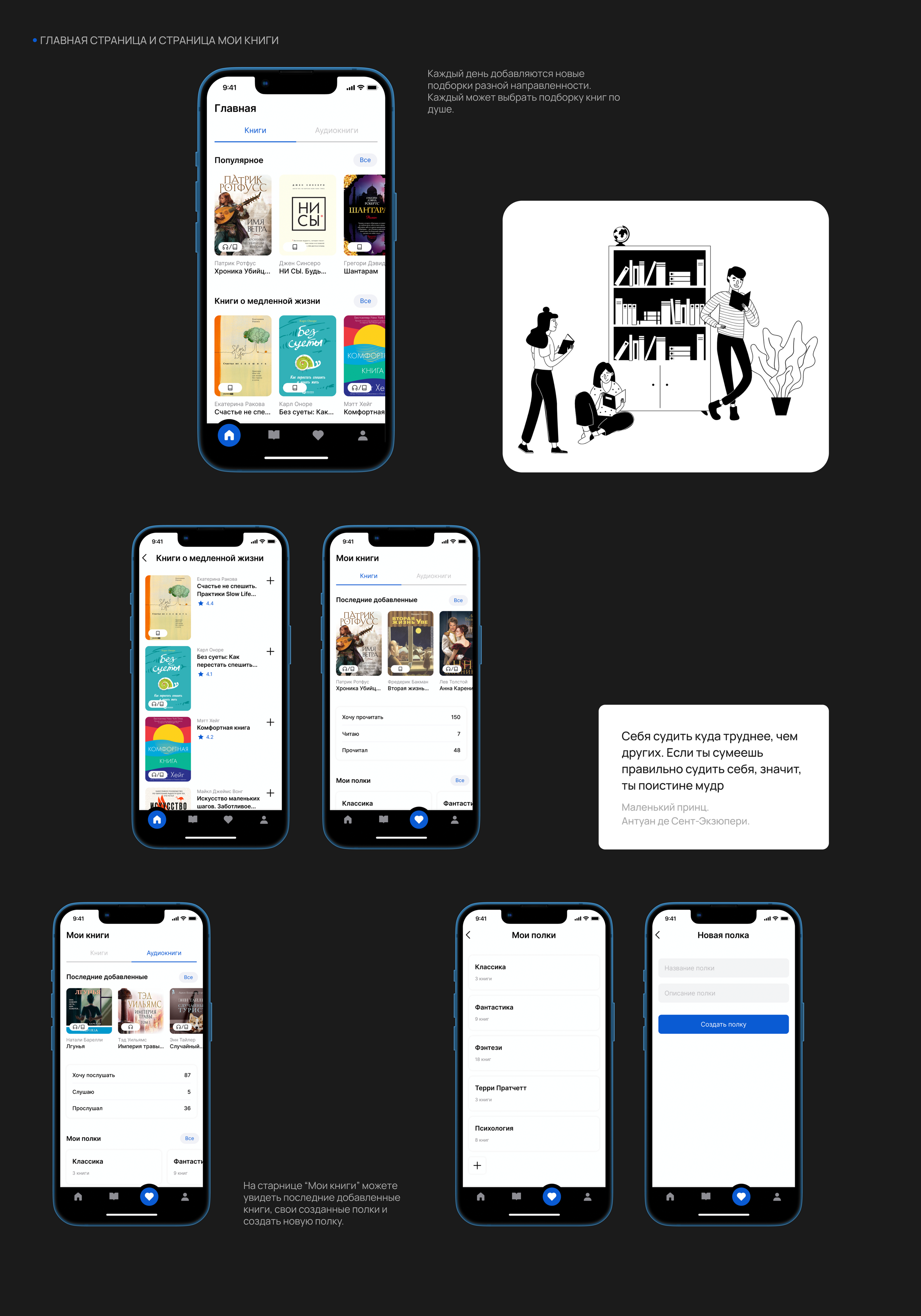 WORLD OF BOOKS | Mobile App — Изображение №11 — Интерфейсы на Dprofile