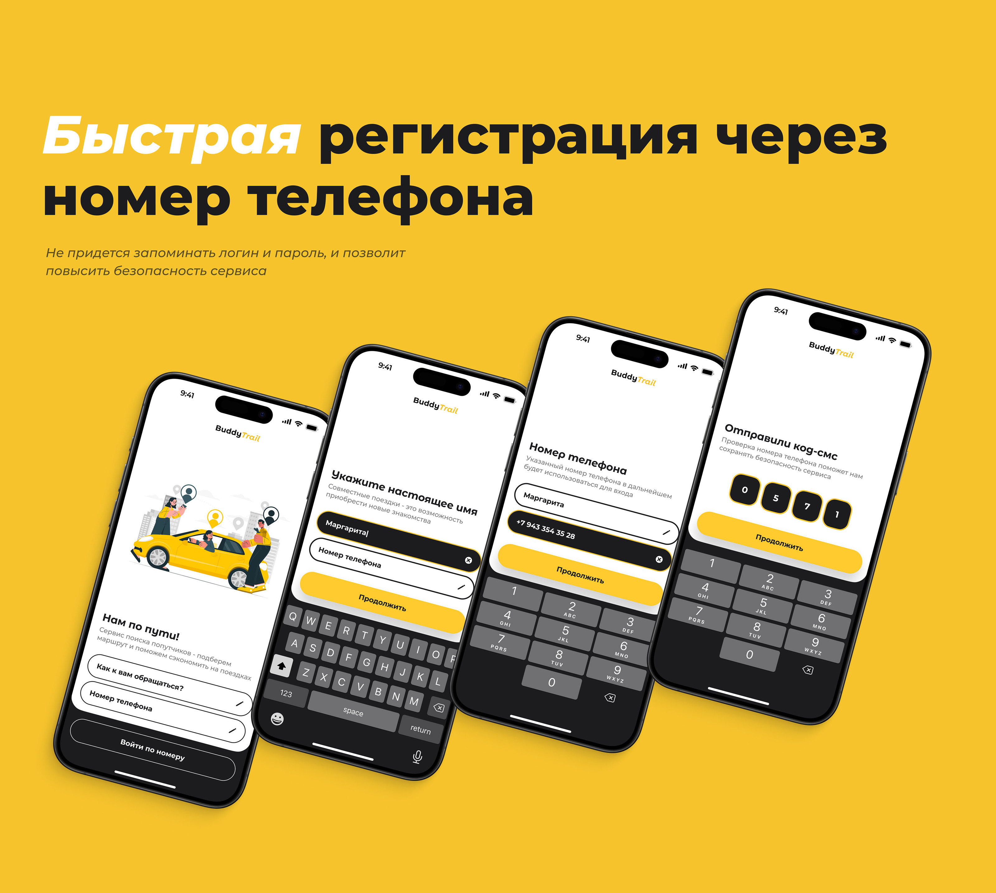 BuddyTrail | MVP App | Finding travel companions — Изображение №5 — Интерфейсы на Dprofile