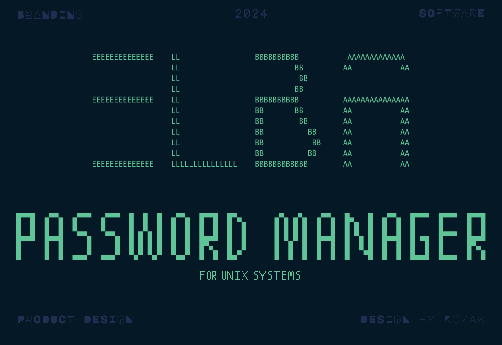 Elba – Password Manager | Design & Branding Product — Изображение №1 — Интерфейсы, Брендинг на Dprofile