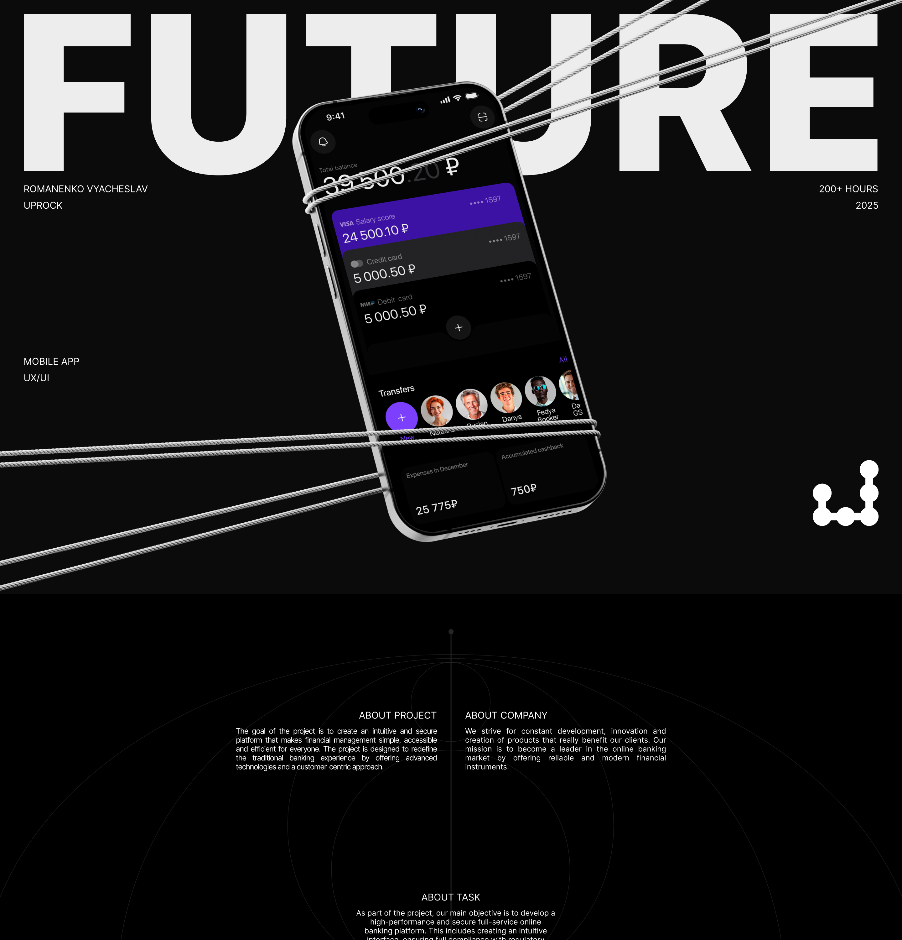 FUTURE BANK | MOBILE APP — Изображение №1 — Интерфейсы на Dprofile