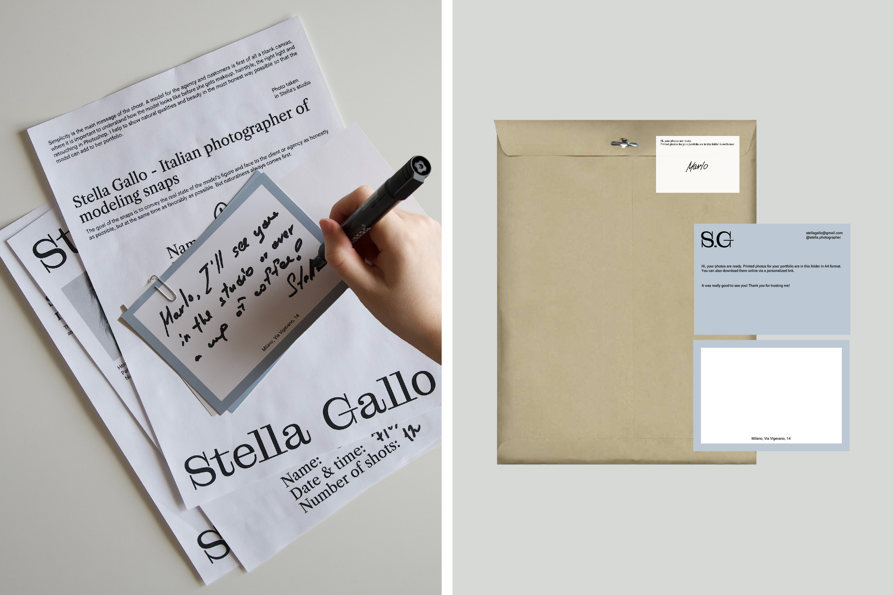 STELLA GALLO / Айдентика для фотографа — Изображение №3 — Брендинг, Графика на Dprofile