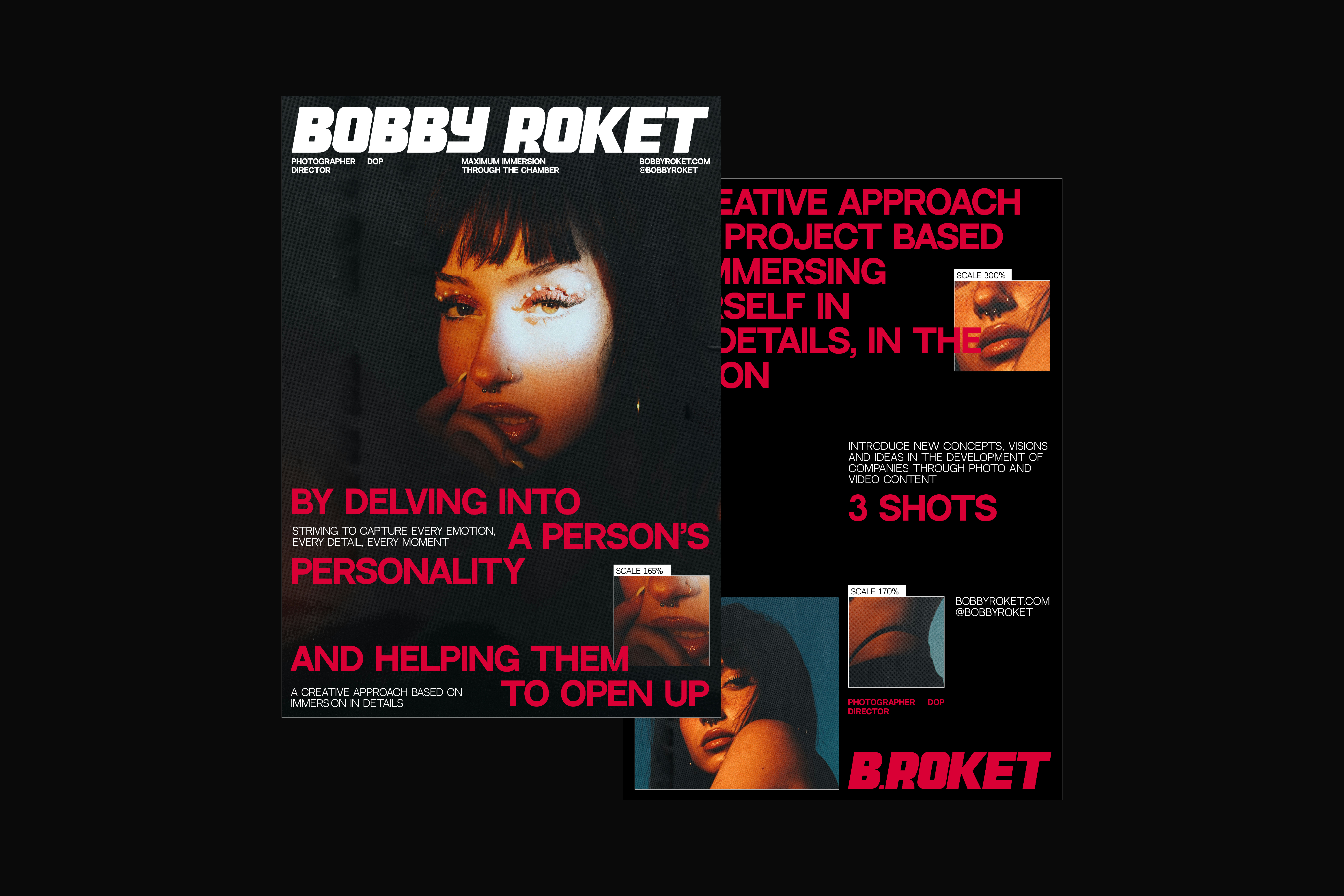 BOBBY ROKET / Айдентика для фотографа и оператора — Изображение №10 — Брендинг, Графика на Dprofile