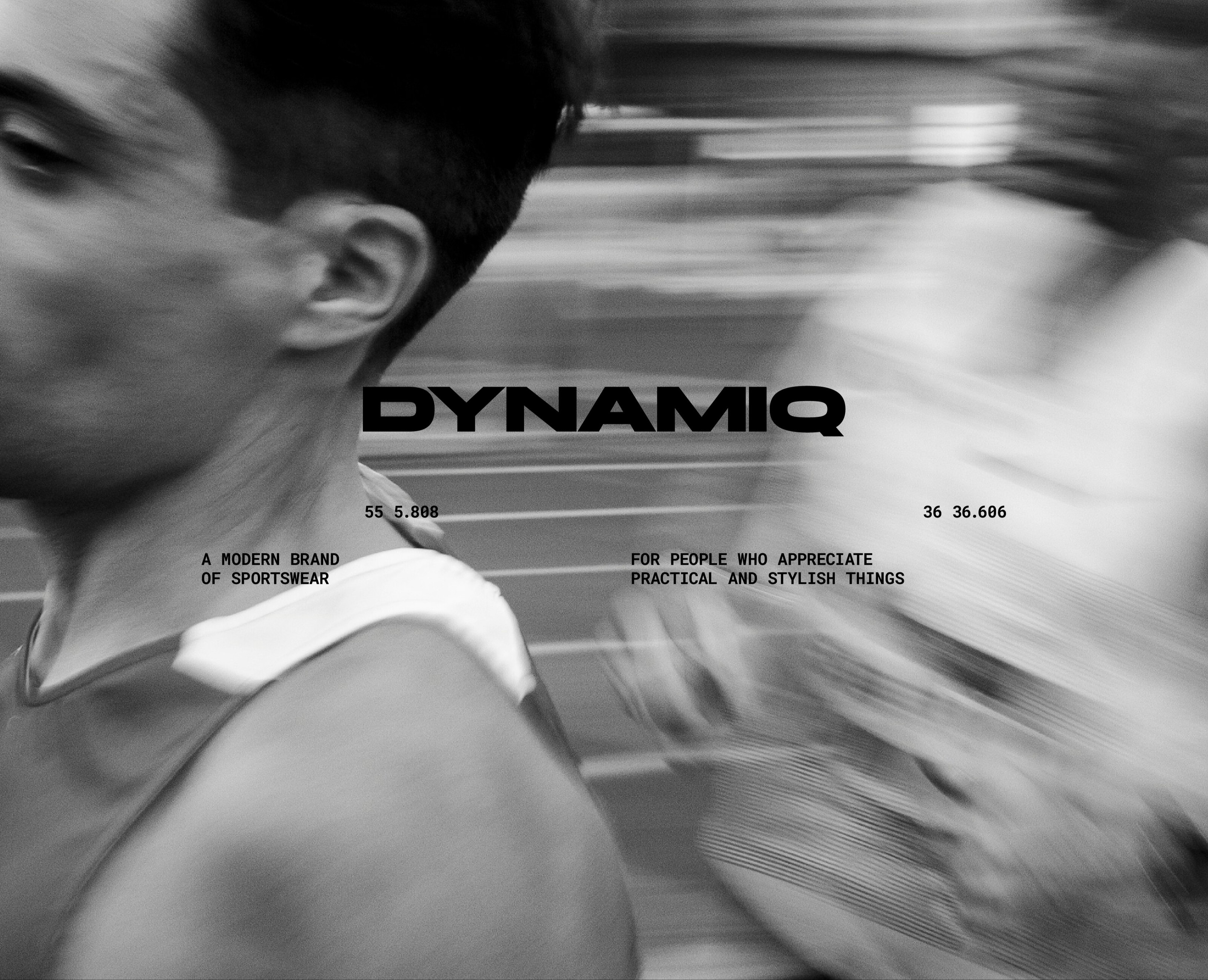 DYNAMIQ / Айдентика для бренда спортивной одежды на Dprofile