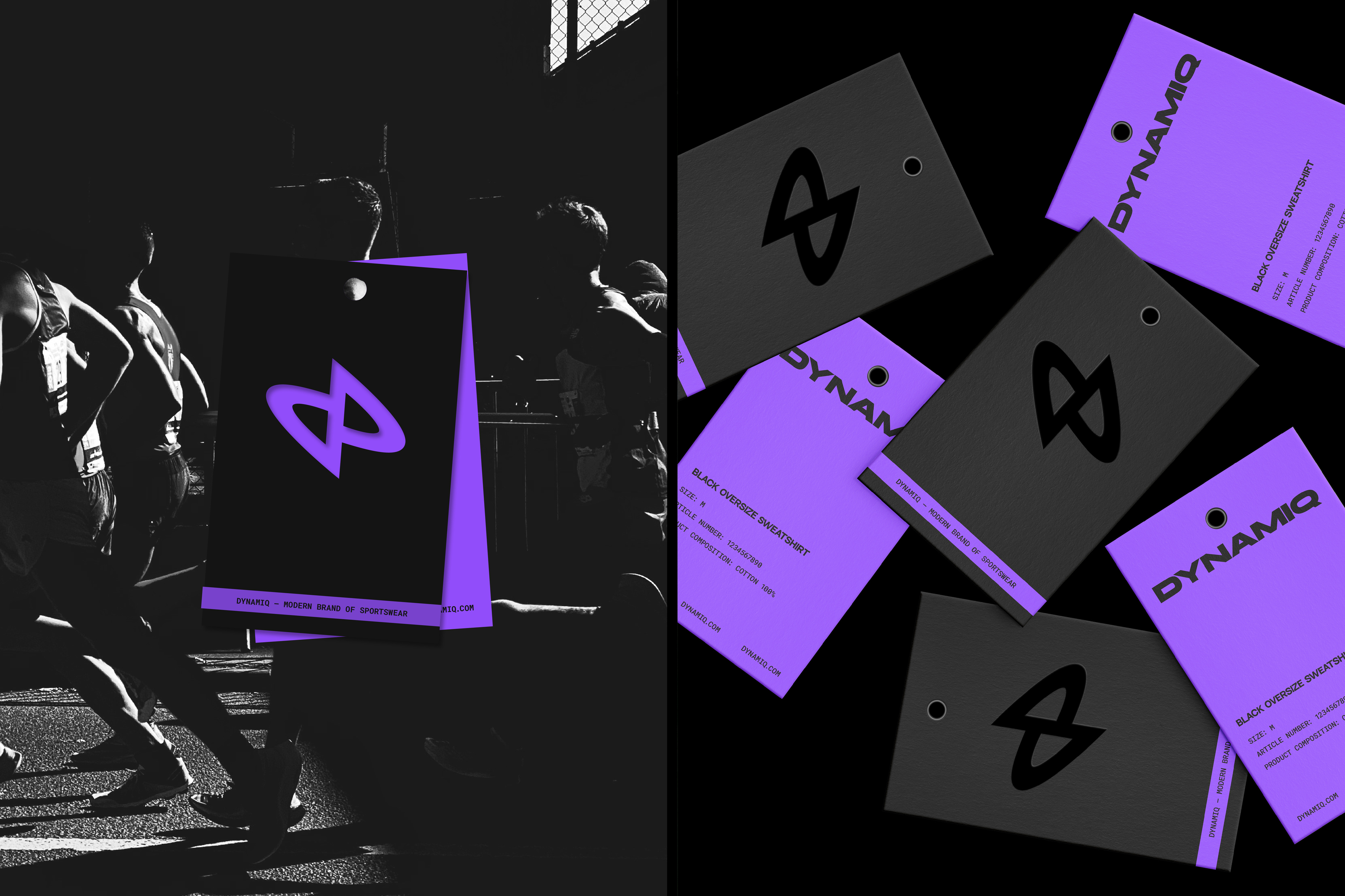 DYNAMIQ / Айдентика для бренда спортивной одежды — Изображение №14 — Брендинг, Графика на Dprofile