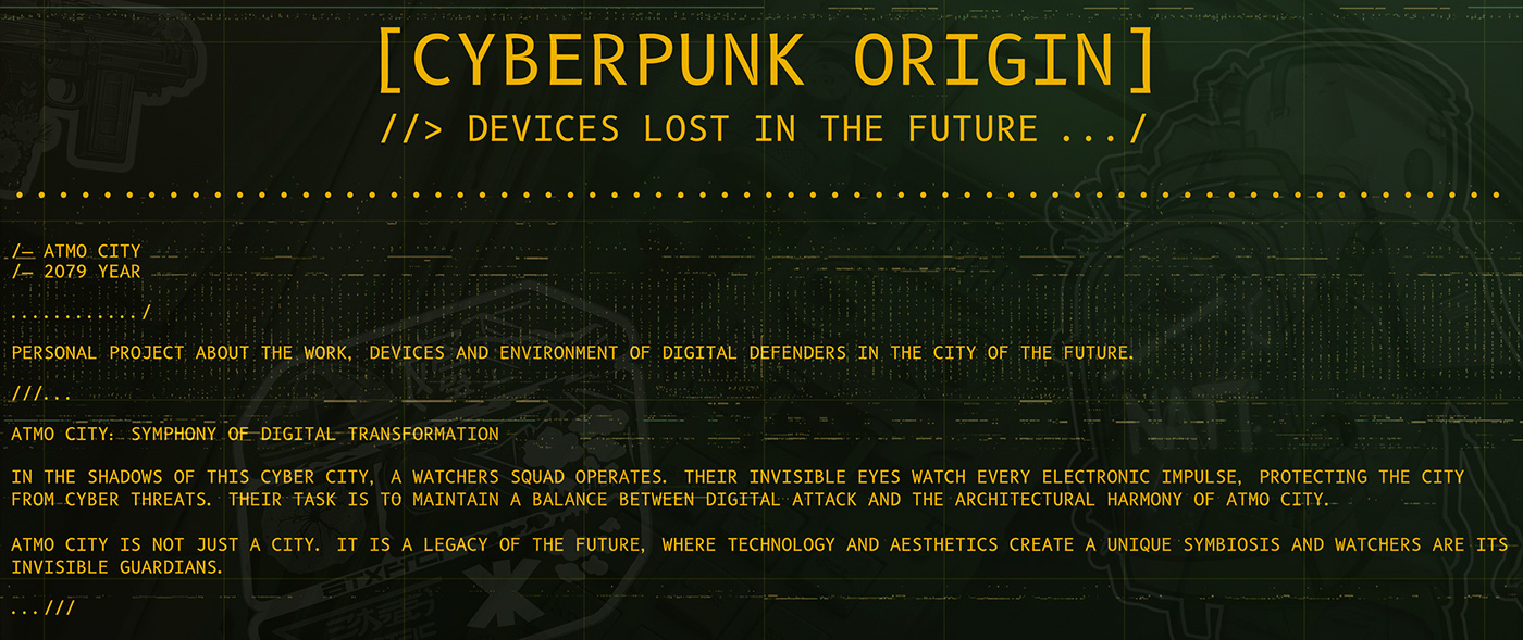 Cyberpunk origin: Devices lost in the future — Изображение №2 — 3D, Анимация на Dprofile