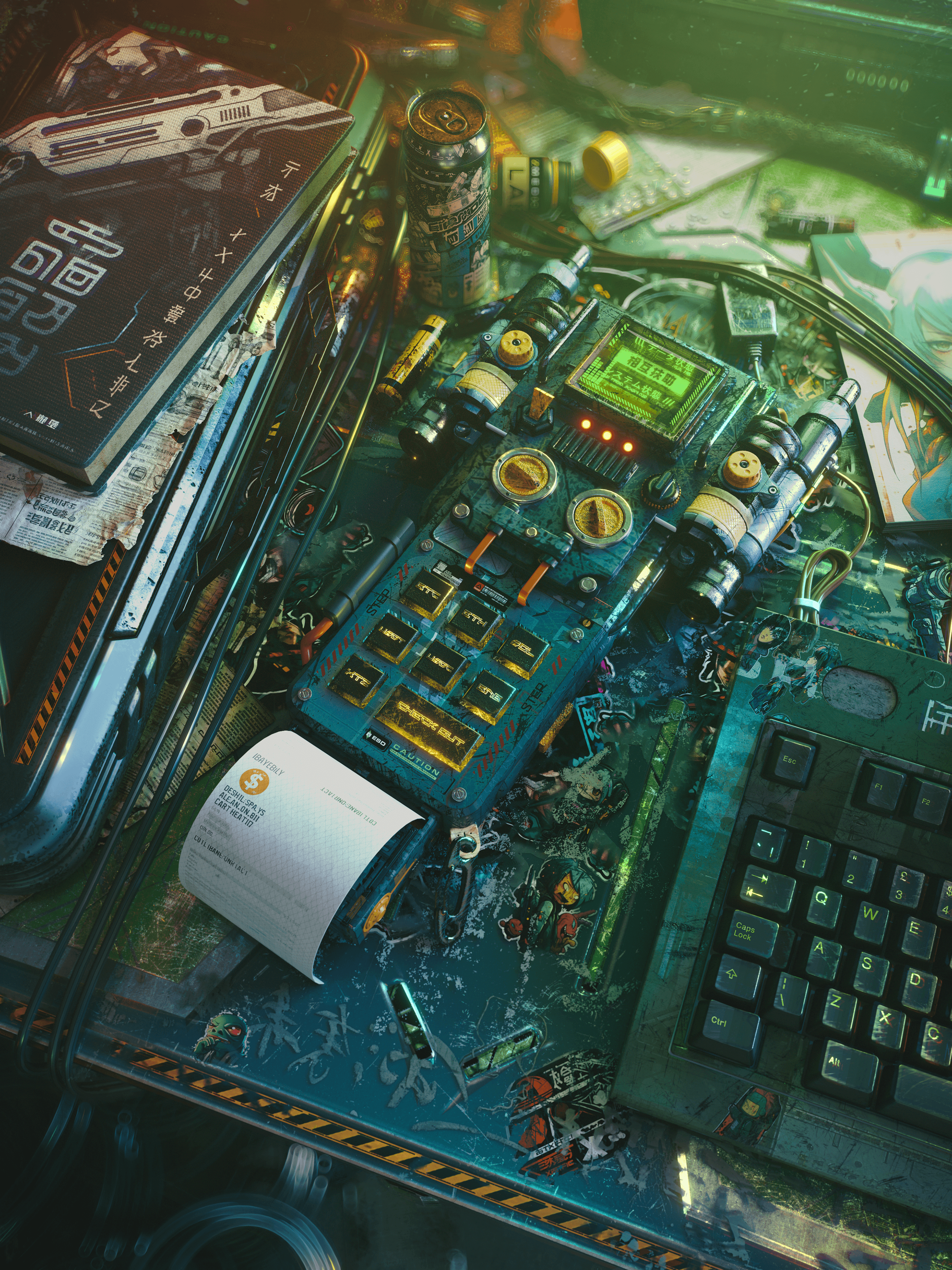 Cyberpunk origin: Devices lost in the future — Изображение №8 — 3D, Анимация на Dprofile